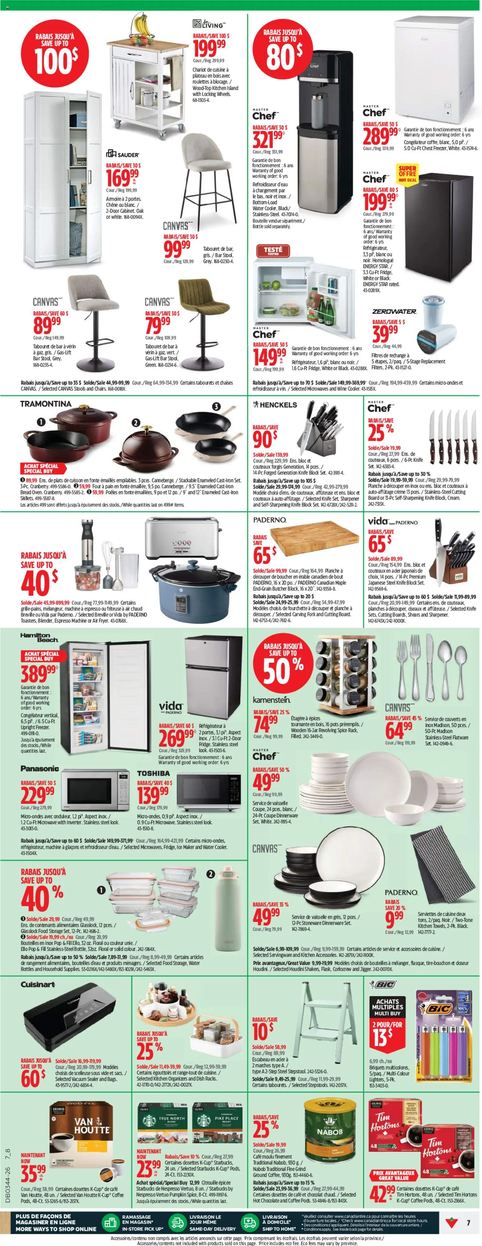 Canadian Tire flyer valid from Oct 29, 2026 | Page: 7