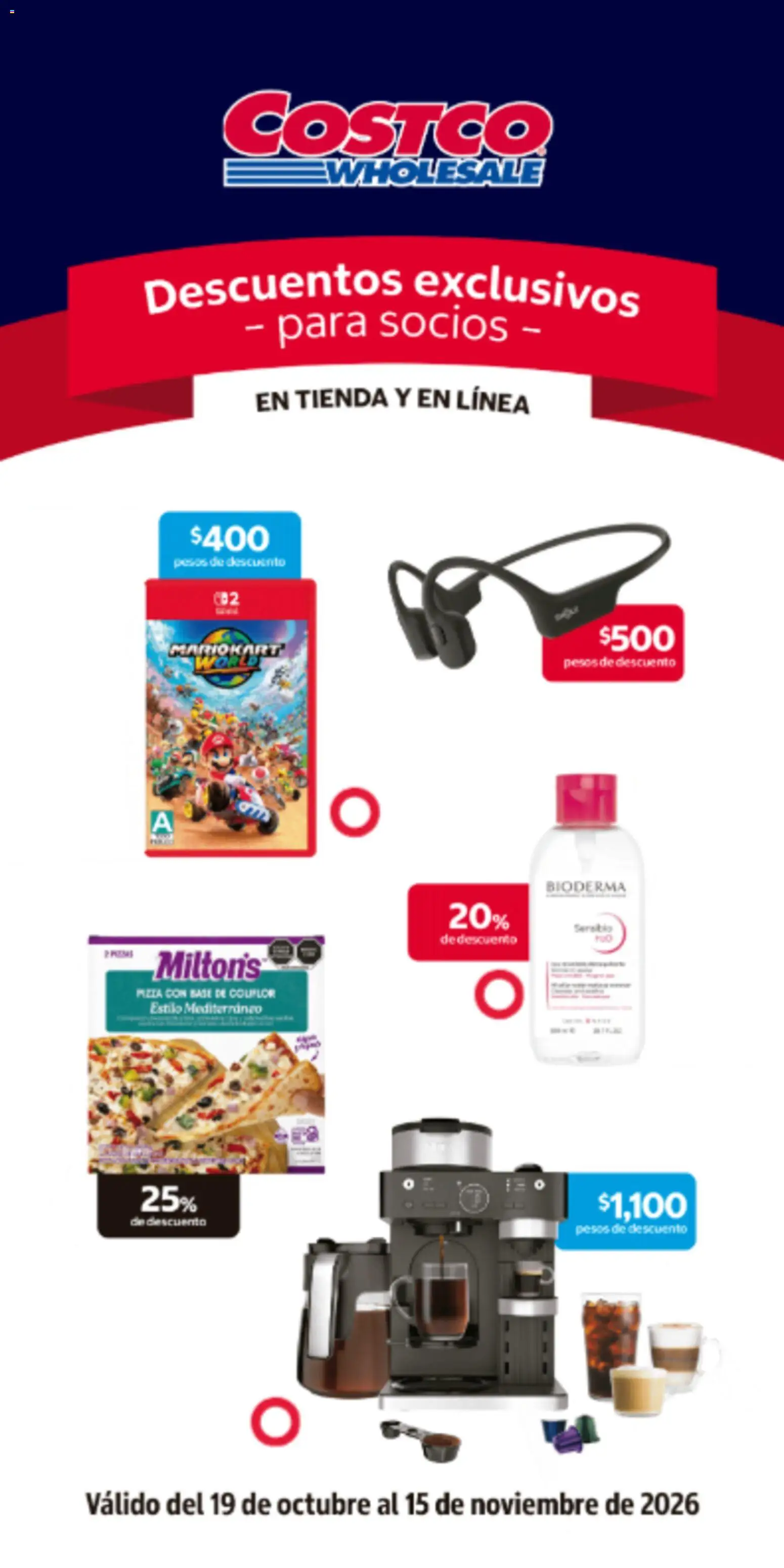 Nuevas ofertas de Costco válidas en toda la República Mexicana desde el 19/10/2026. ¡Encuentra las mejores ofertas en Costco catálogo! | Página: 1