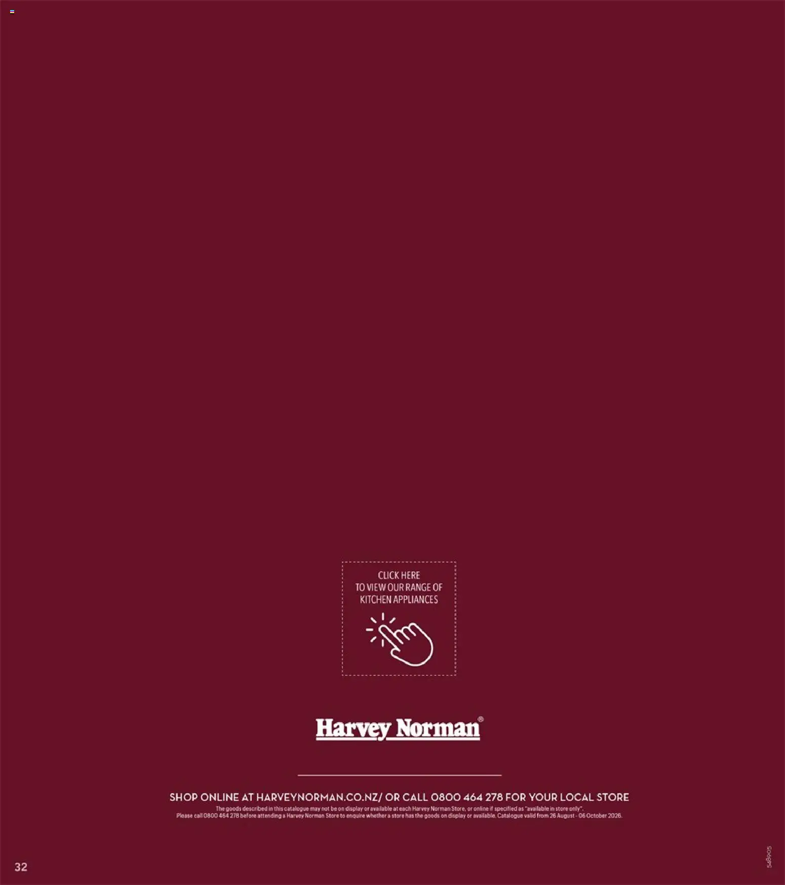 Harvey Norman catalogue from 26 Aug 2026 | Page: 32