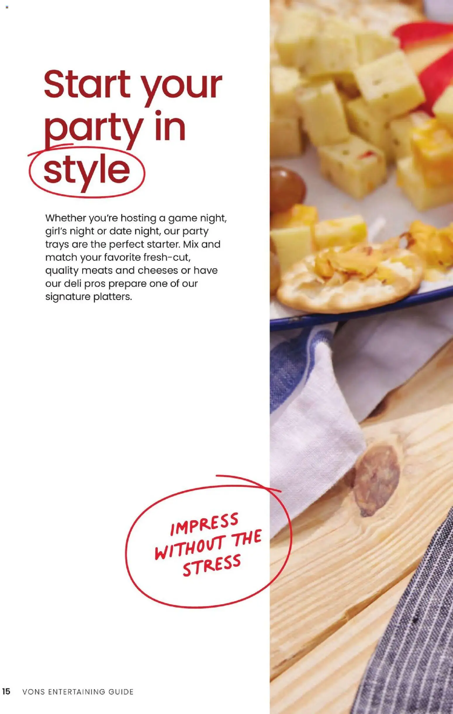 Vons Entertaining Guide - valid from 10/01/2025 | Page: 16 | Products: Date, Game