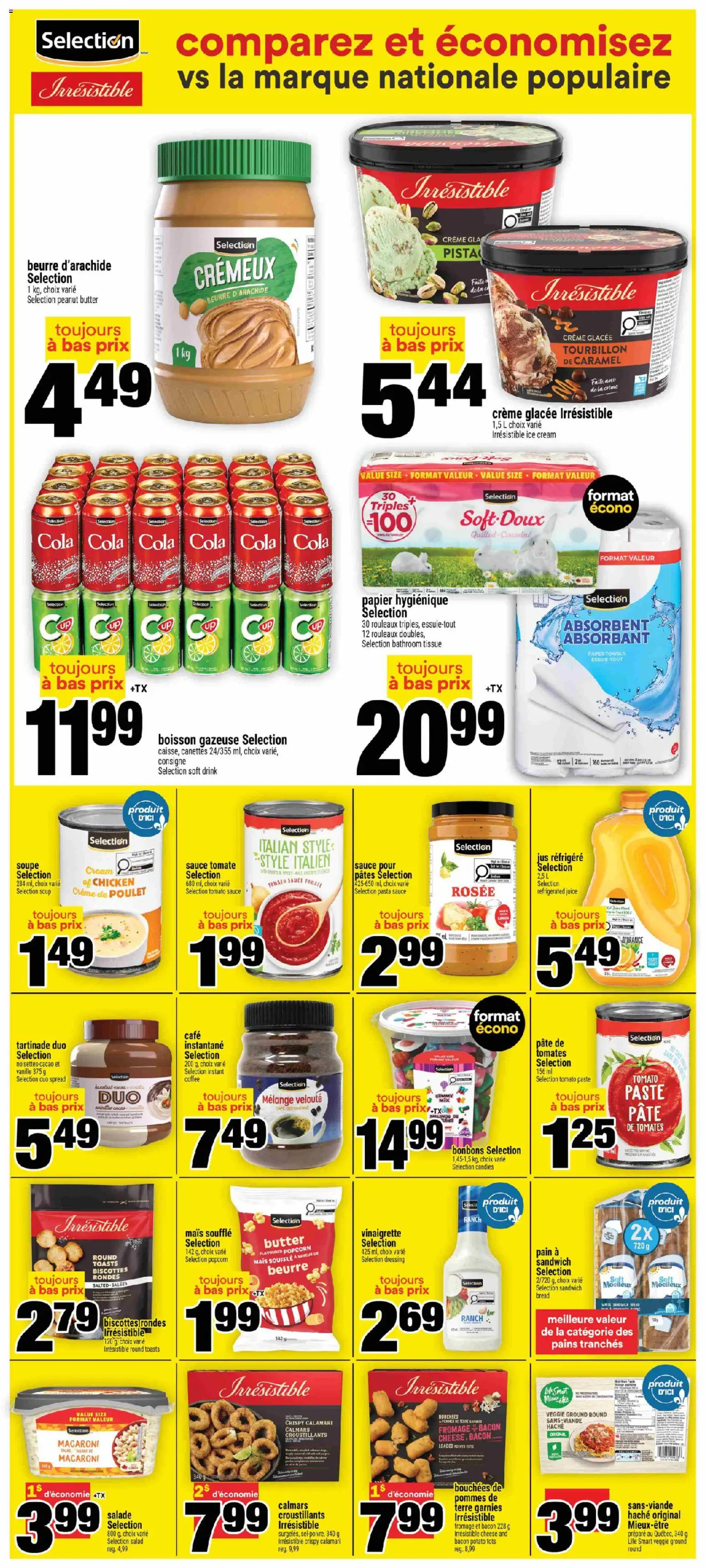 Super C flyer valid from Sep 24, 2026 | Page: 11 | Products: Paper towels, Peanut butter, Coffee, Juice