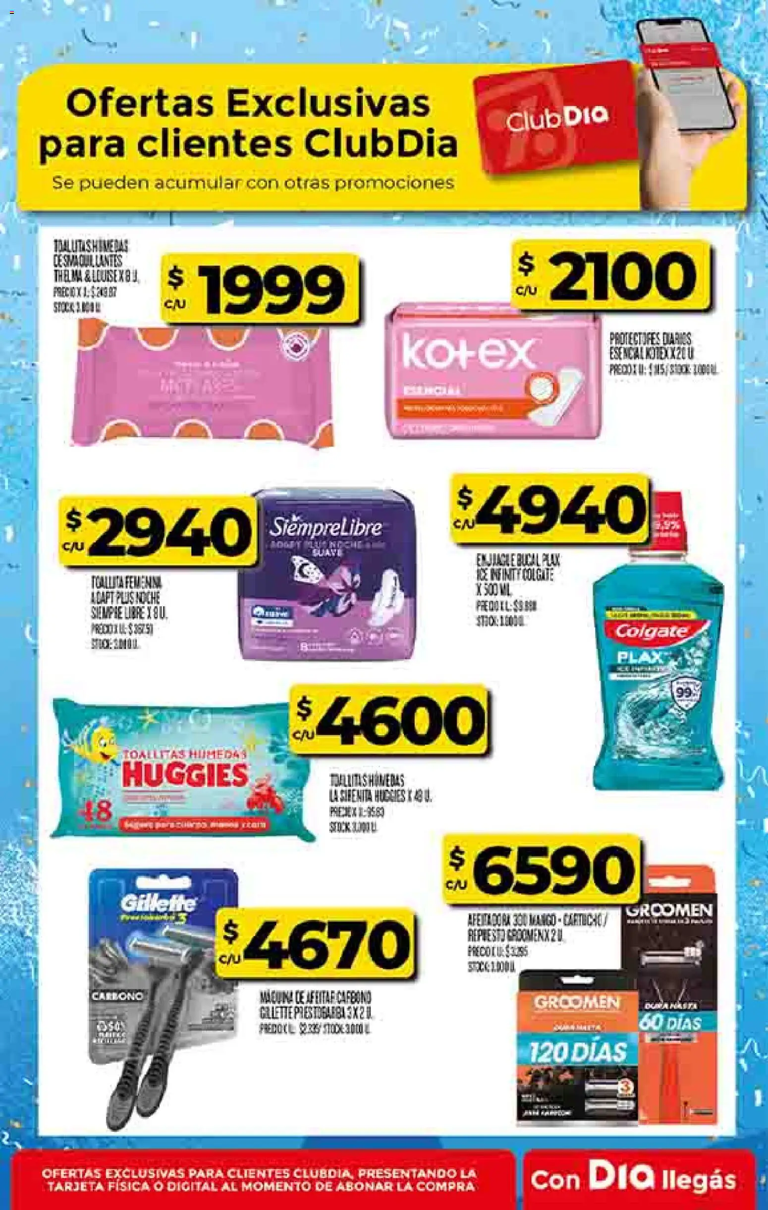 Dia - Ofertas Salta y Jujuy │ válido desde el 03.06.2026 | Página: 43 | Productos: Toallitas húmedas, Enjuague bucal, Mango, Afeitadora