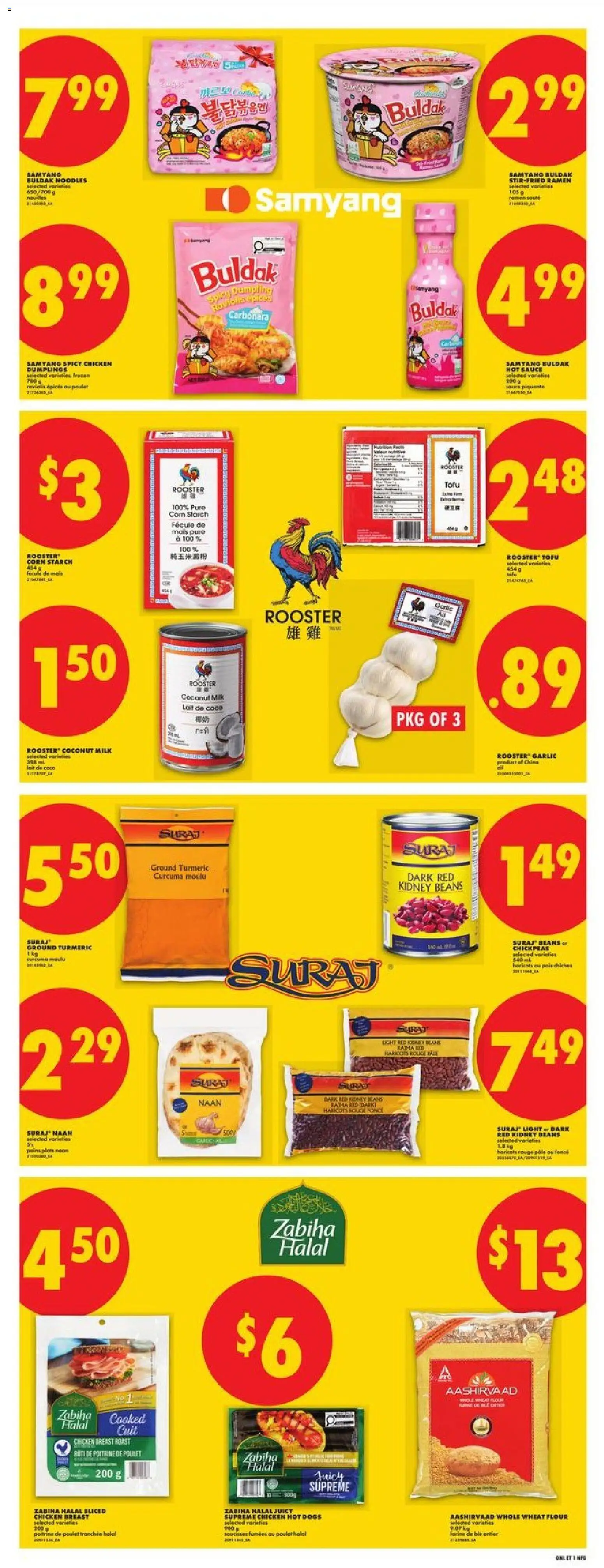 No Frills flyer valid from Aug 13, 2026 | Page: 14 | Products: Coconut, Jeans, Roast, Garlic