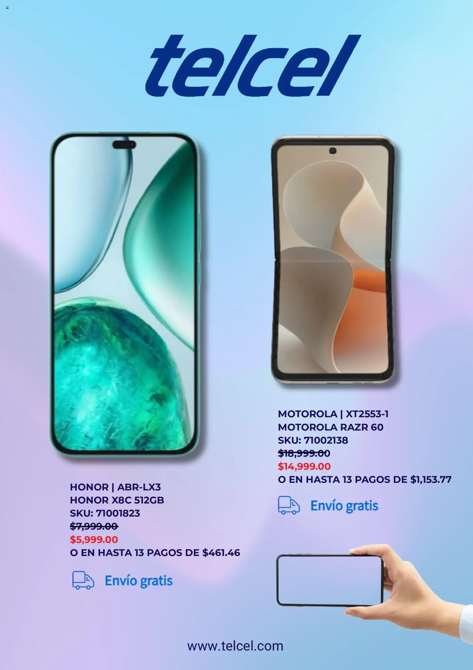 Nuevas ofertas de Telcel válidas en toda la República Mexicana desde el 25.05.2026. ¡Encuentra las mejores ofertas en Telcel Hot Sale! | Página: 5