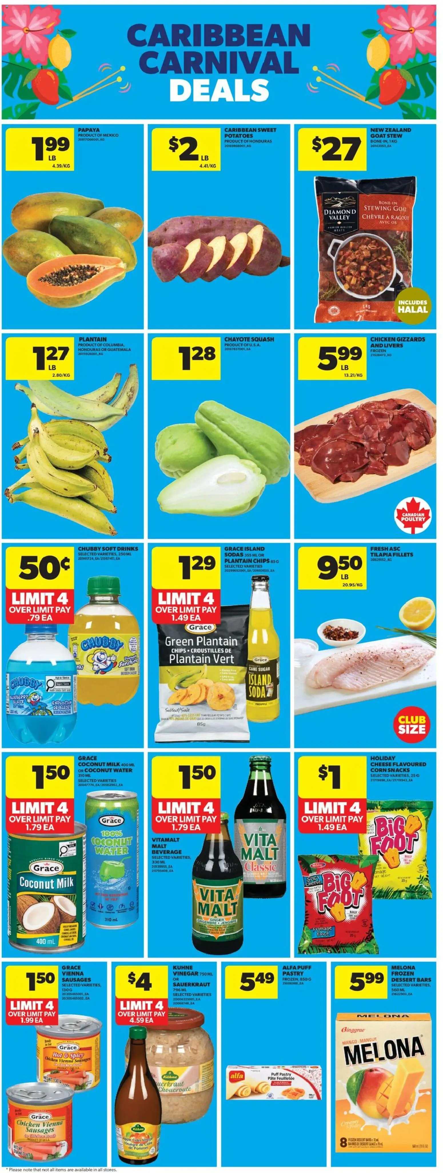 Real Canadian Superstore flyer valid from Jul 9, 2026 | Page: 14 | Products: Chips, Milk, Cheese, Chicken