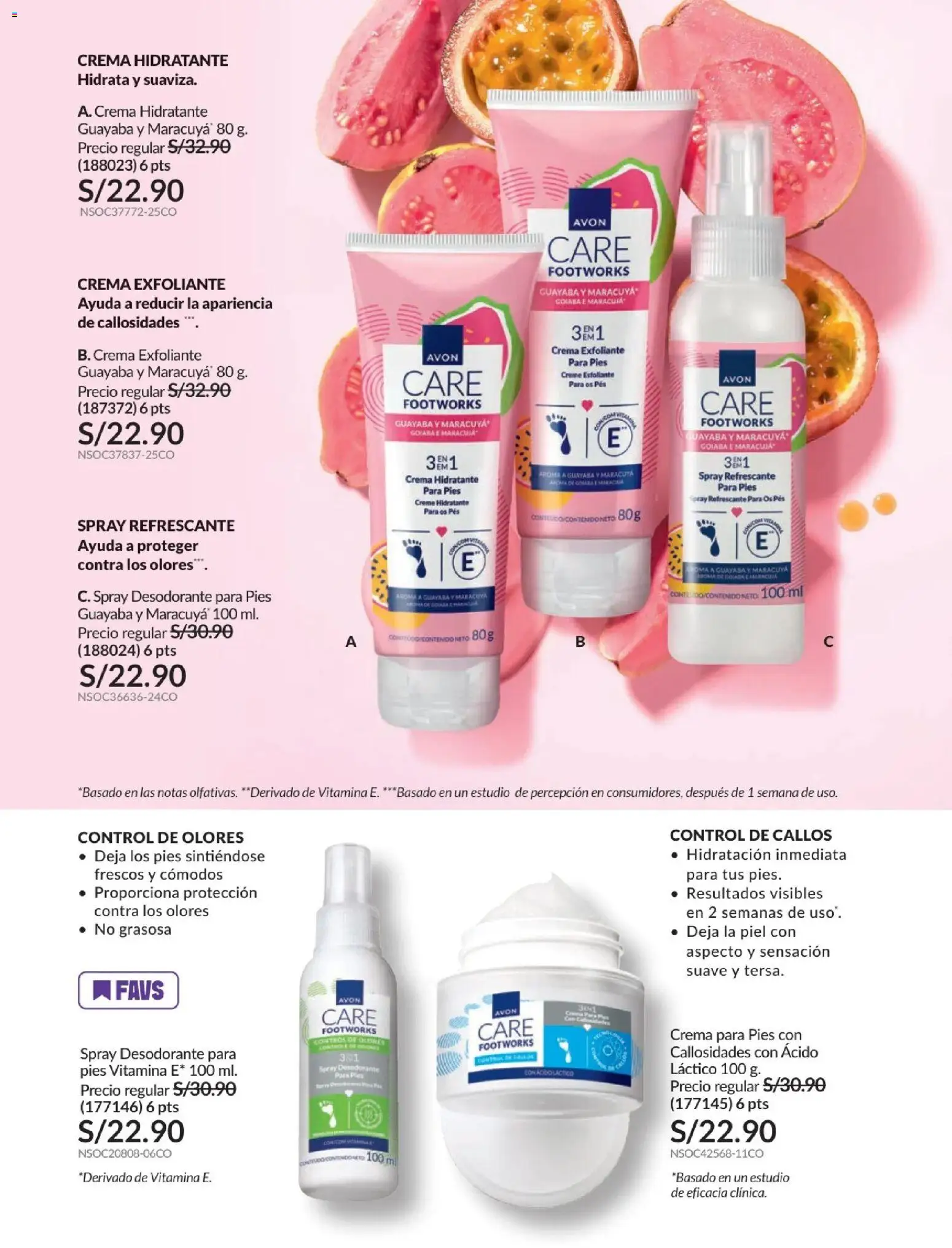 Catálogo Avon válido desde 24.05.2026 | Página: 150 | Productos: Exfoliante, Desodorante, Crema