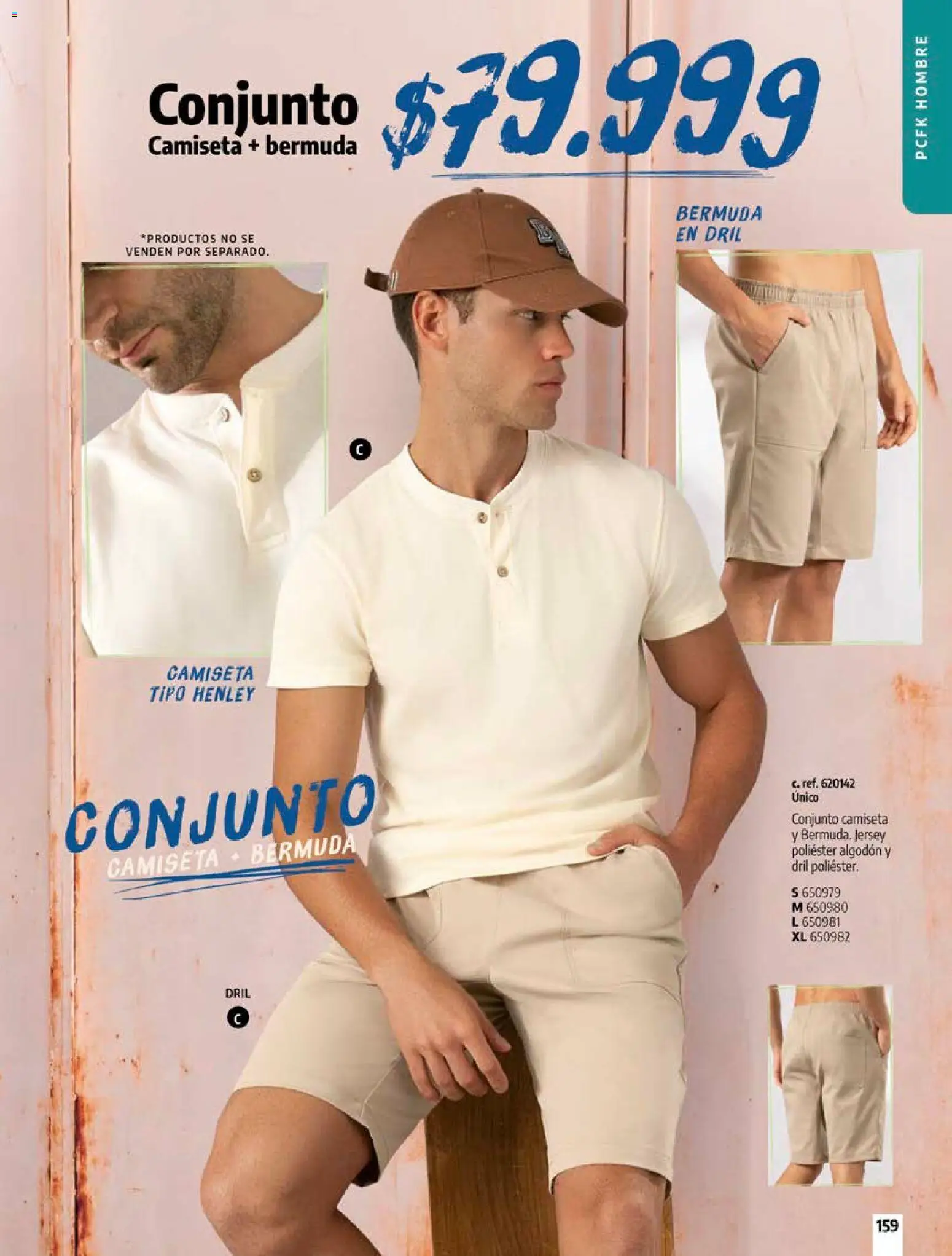 Pacifika revista - valida desde el 12/07/2026 | Página: 159 | Productos: Algodón, Bermuda, Camiseta, Conjunto