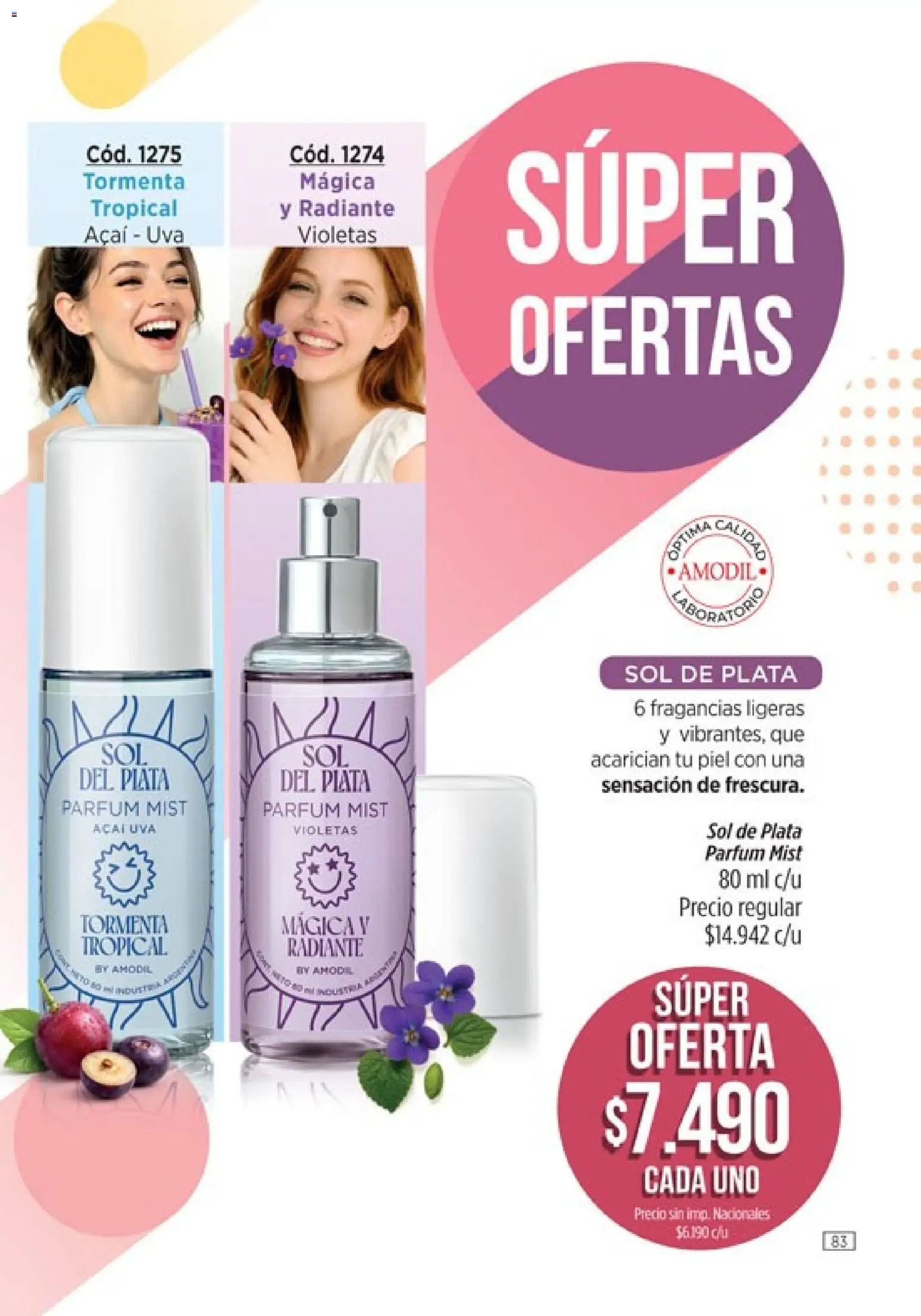 Catálogo Amodil Campaña 12 │ válido desde el 30/06/2026 | Página: 83 | Productos: Uva, Radiante