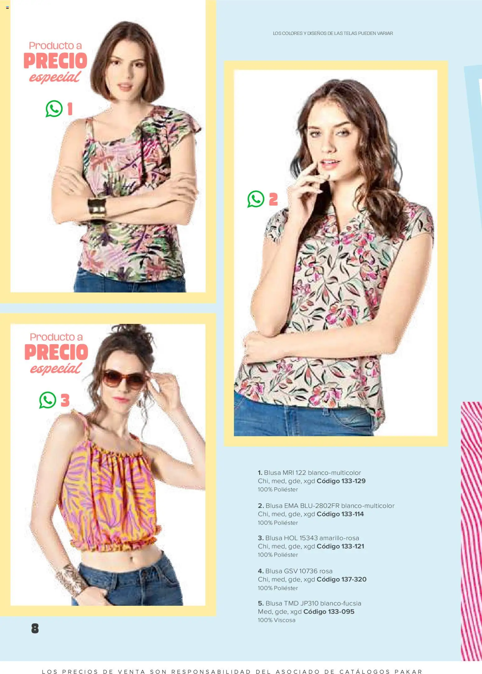 Nuevas ofertas de SC Pakar válidas en toda la República Mexicana desde el 30.01.2026. ¡Encuentra las mejores ofertas en SC Pakar catálogo Ropa! | Página: 8 | Productos: Blusa