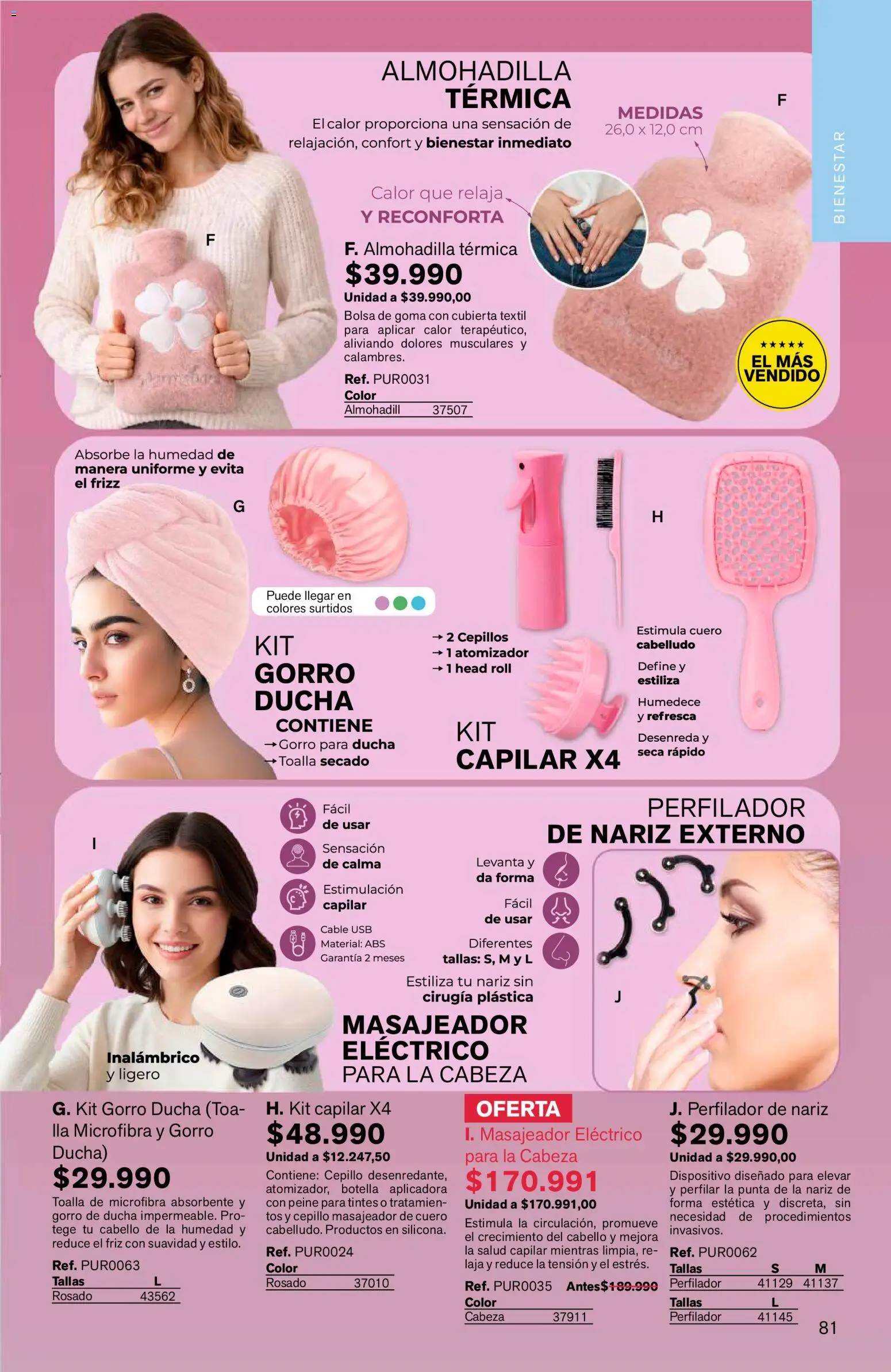 Leonisa revista - valida desde el 25/06/2026 | Página: 81 | Productos: Usb, Botella, Toalla, Ducha