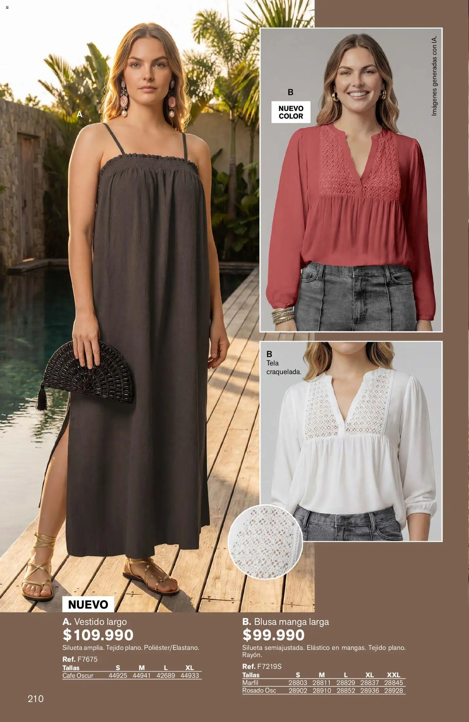 Leonisa revista - valida desde el 04.06.2026 | Página: 210 | Productos: Vestido, Blusa, Café