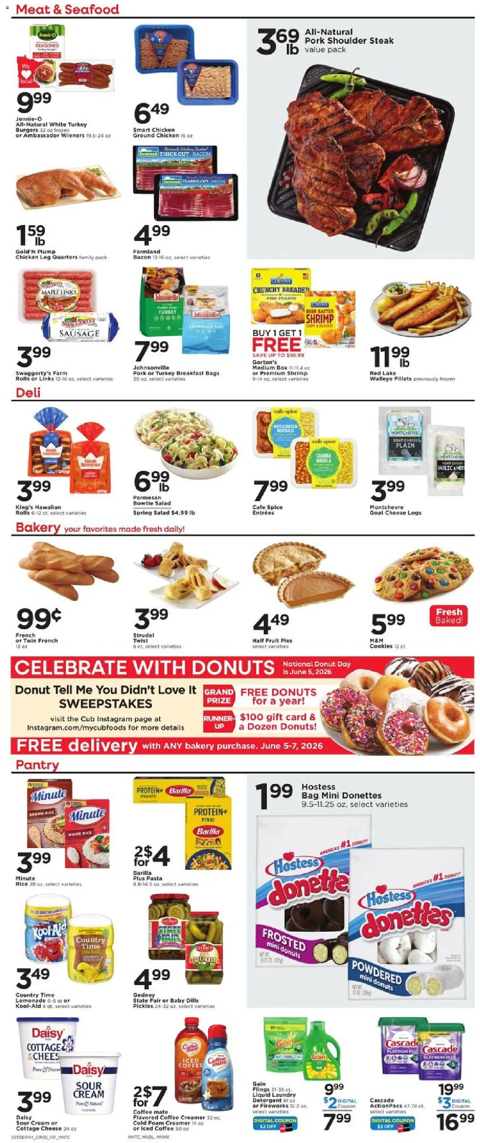 Cub Foods Weekly Savings - MN - valid from 31.05.2026 | Page: 2 | Products: Box, Coffee, Cream, Seafood