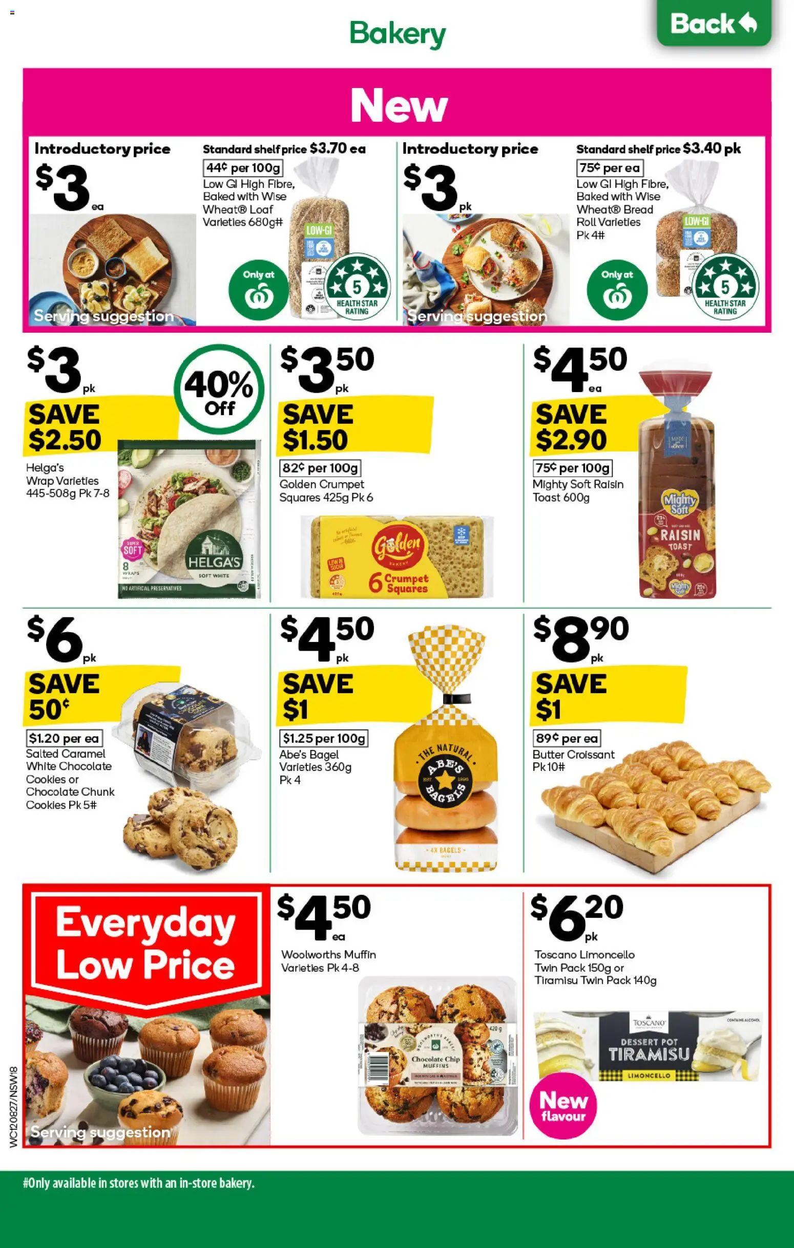 Woolworths catalogue - valid from 12/08/2026 | Page: 18 | Products: Butter, Dessert, Tiramisu, White chocolate