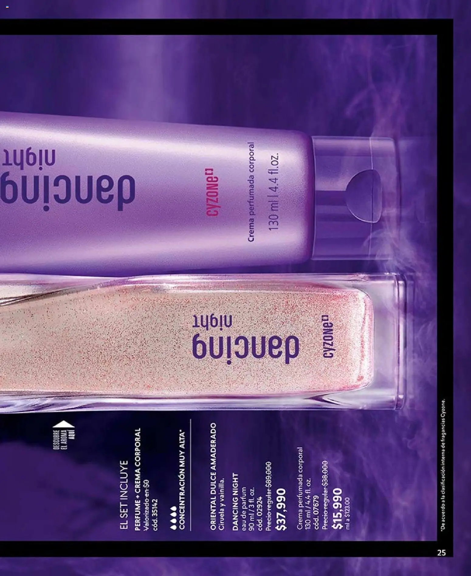 CyZone revista - valida desde el 07/09/2026 | Página: 25 | Productos: Crema, Perfume