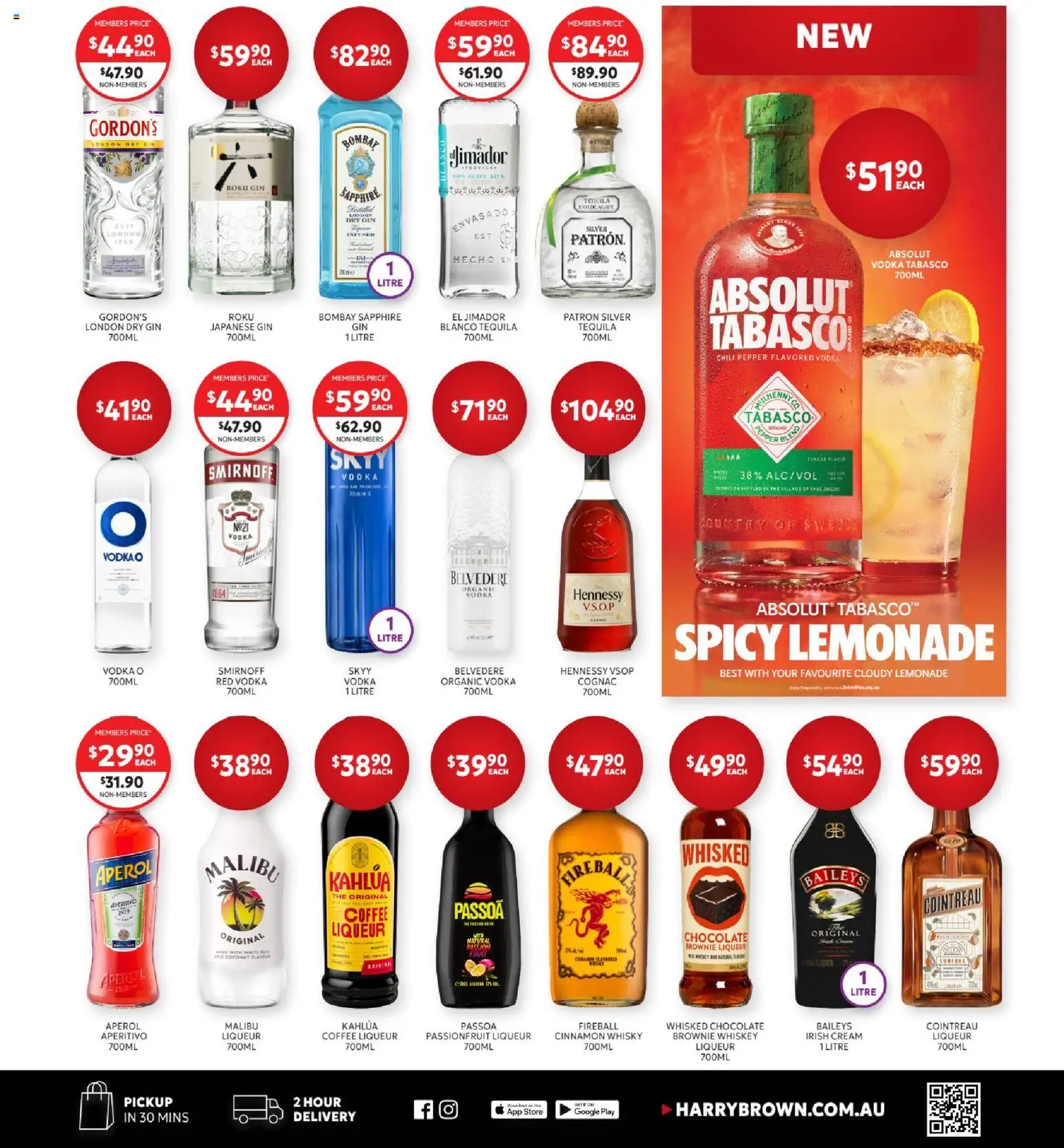 Harry Brown catalogue - valid from 23/09/2026 | Page: 9 | Products: Cream liqueur, Aperol, Vodka, Coconut