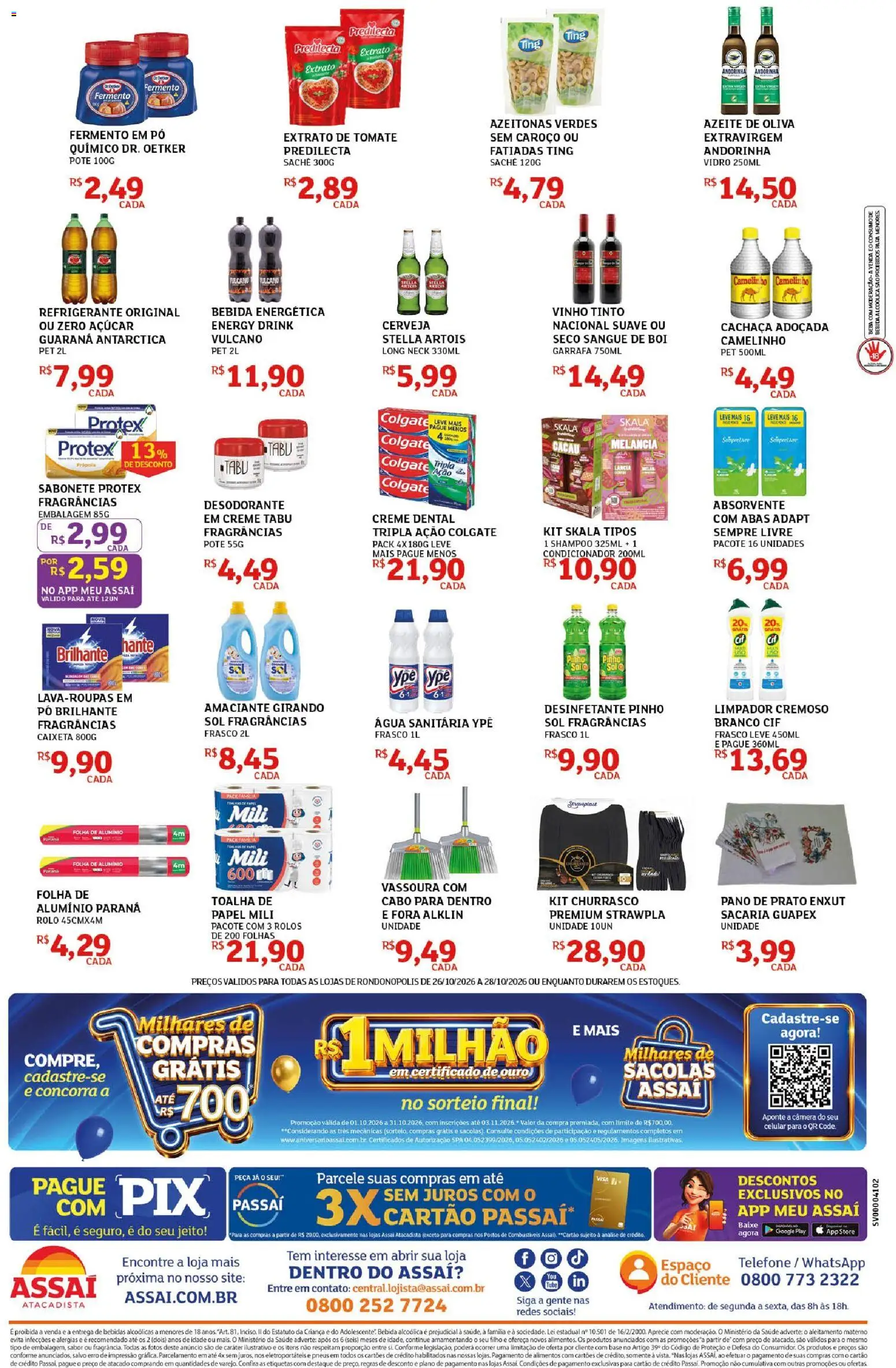 Assaí Atacadista Folheto - válido de 26/10/2026 | Página: 2