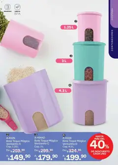 Vista previa de Tupperware catálogo, nuevo folleto de la tienda, válido en México a partir del 15/06/2026 | Página: 61 | Productos: Despensa