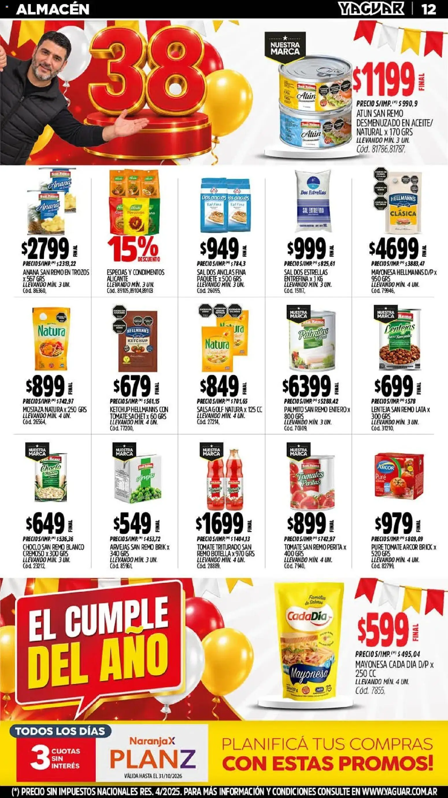 Yaguar - Oferta Semanal San Juan │ válido desde el 19/10/2026 | Página: 13