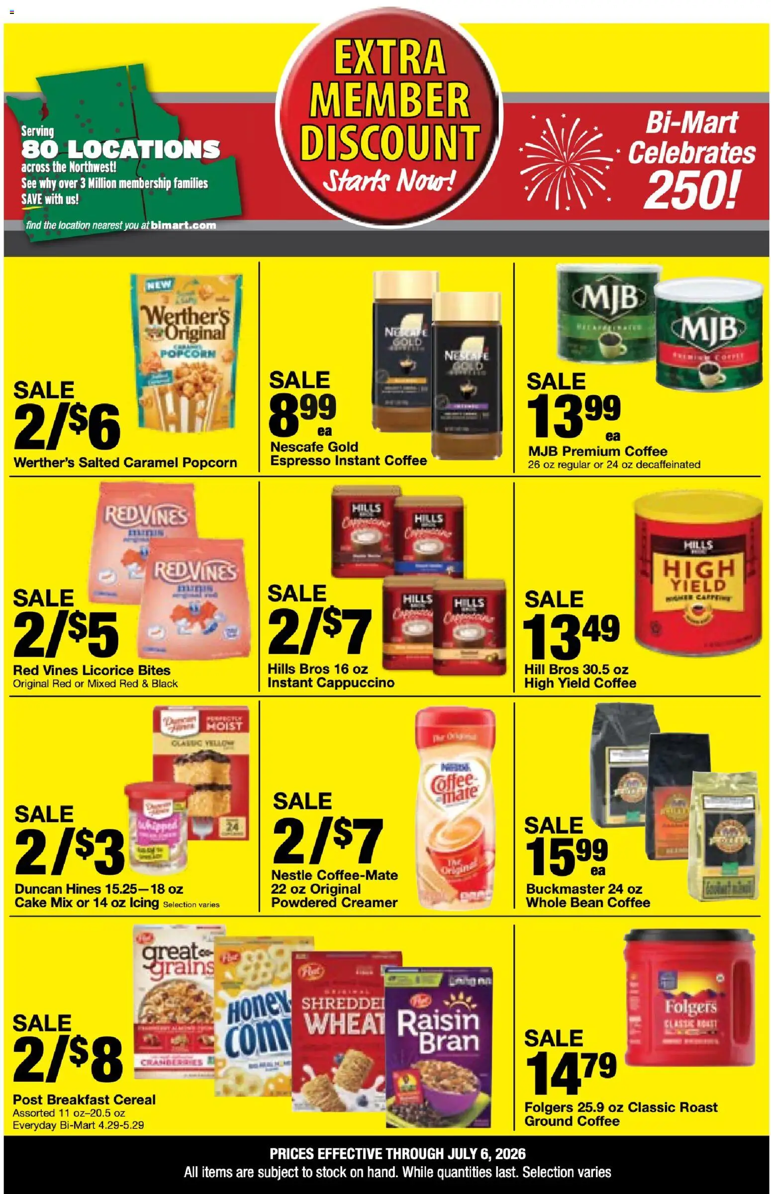 Bi-Mart Extra Member Discount - valid from 06/23/2026 | Page: 13 | Products: Coffee