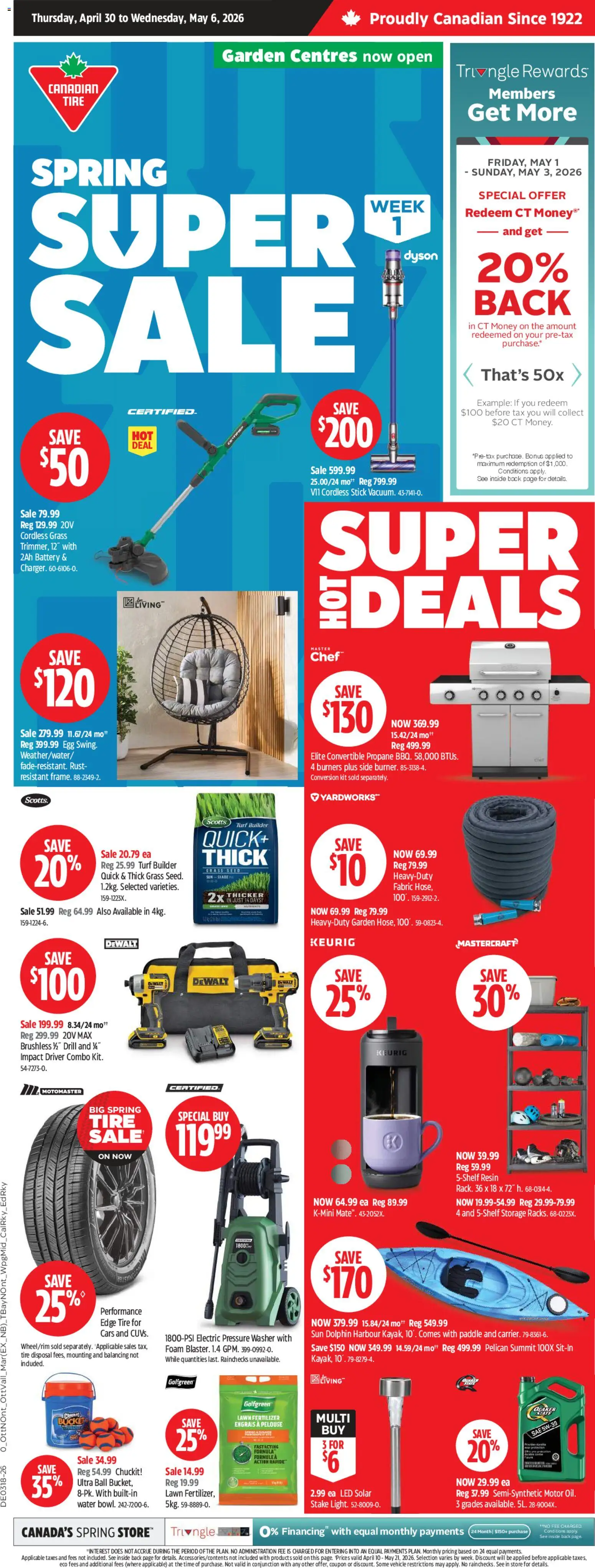 Canadian Tire Flyer from Apr 30, 2026 - Unlock Huge Savings | Canada