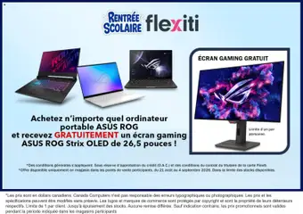 Preview of Canada Computers weekly flyer from shop Canada Computers valid from Aug 25, 2026