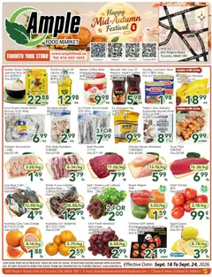 Preview of Ample Food Market weekly flyer Toronto York from shop Ample Food Market valid from Sep 18, 2026