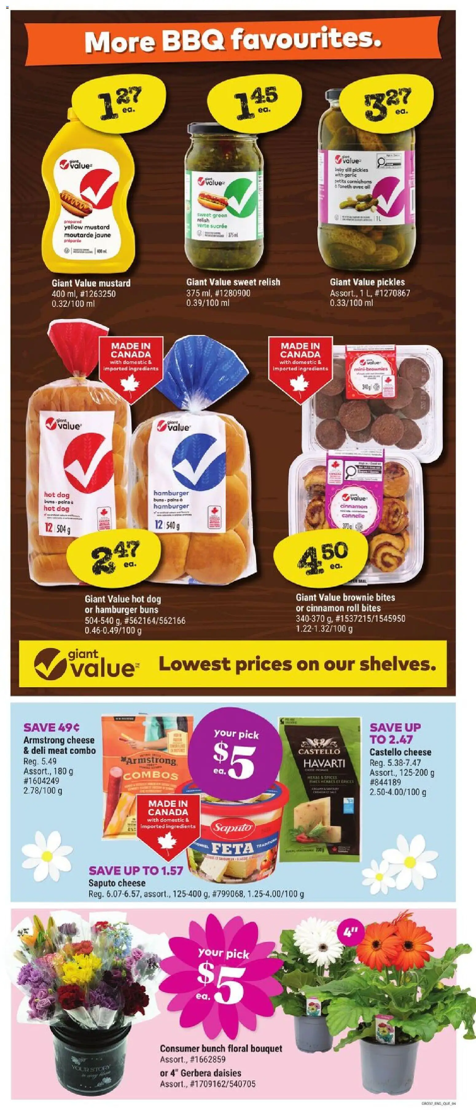 Giant Tiger flyer valid from 15.04.2026 | Page: 4 | Products: Cheese