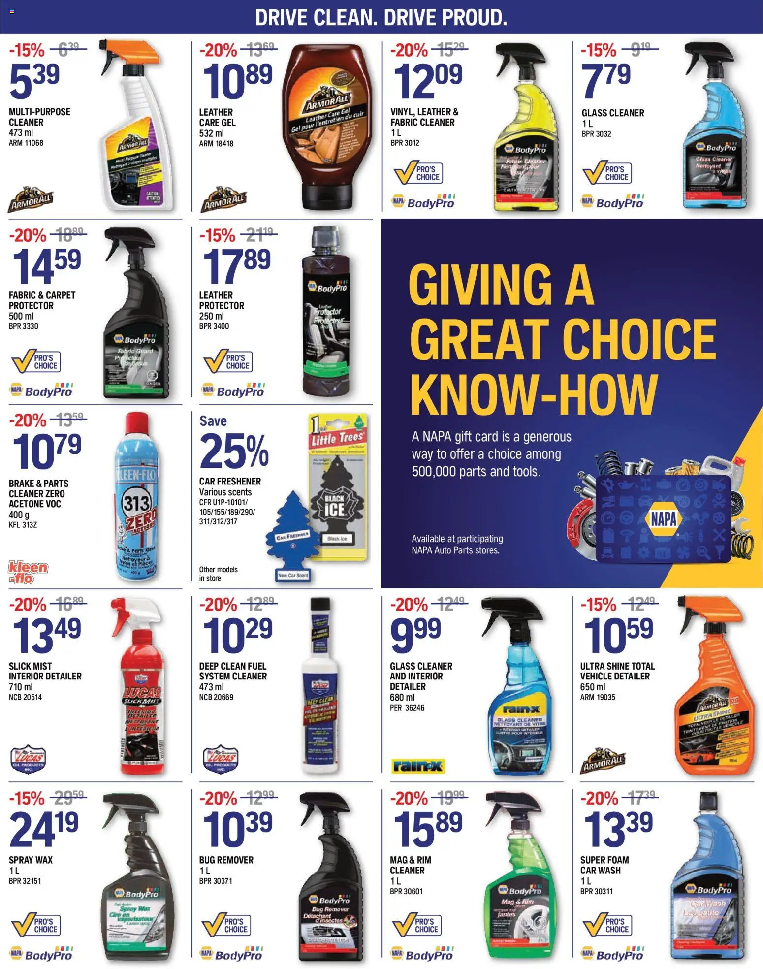 NAPA Auto Parts flyer valid from Aug 1, 2026 | Page: 6