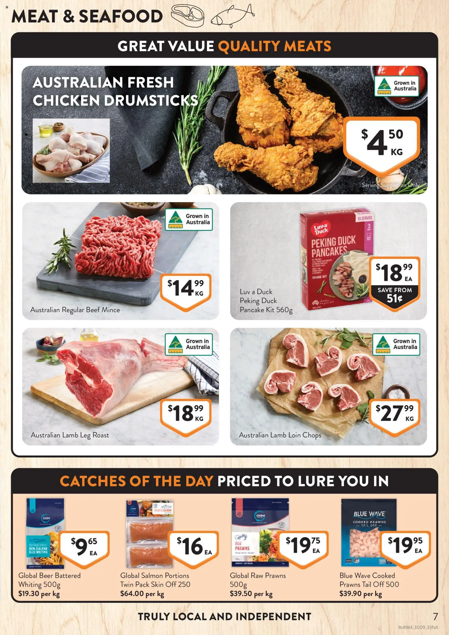 Foodworks catalogue - valid from 30/09/2026 | Page: 7 | Products: Beer, Chicken, Lamb, Seafood