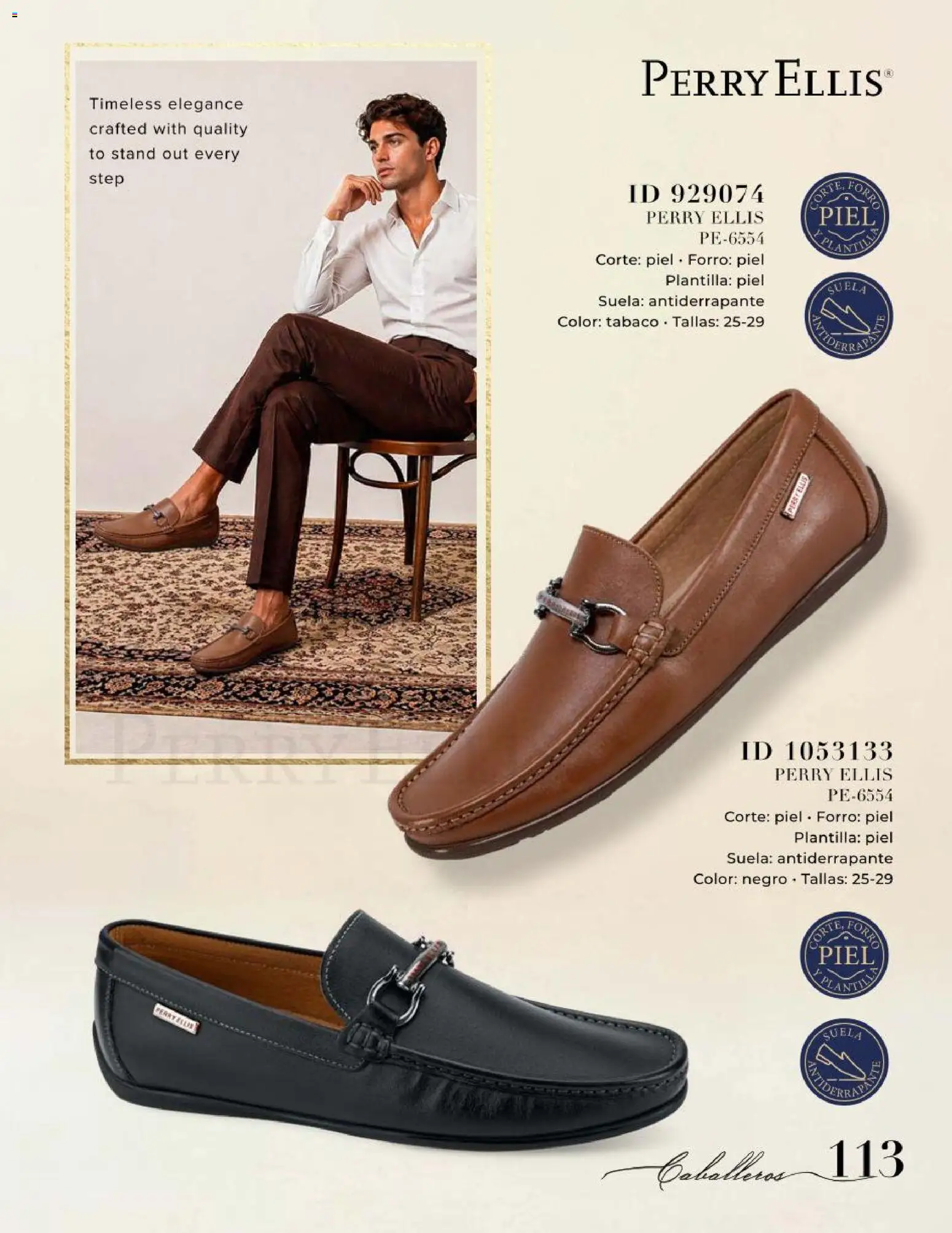 Nuevas ofertas de Price Shoes válidas en toda la República Mexicana desde el 14.05.2026. ¡Encuentra las mejores ofertas en Price Shoes catálogo Caballeros! | Página: 113