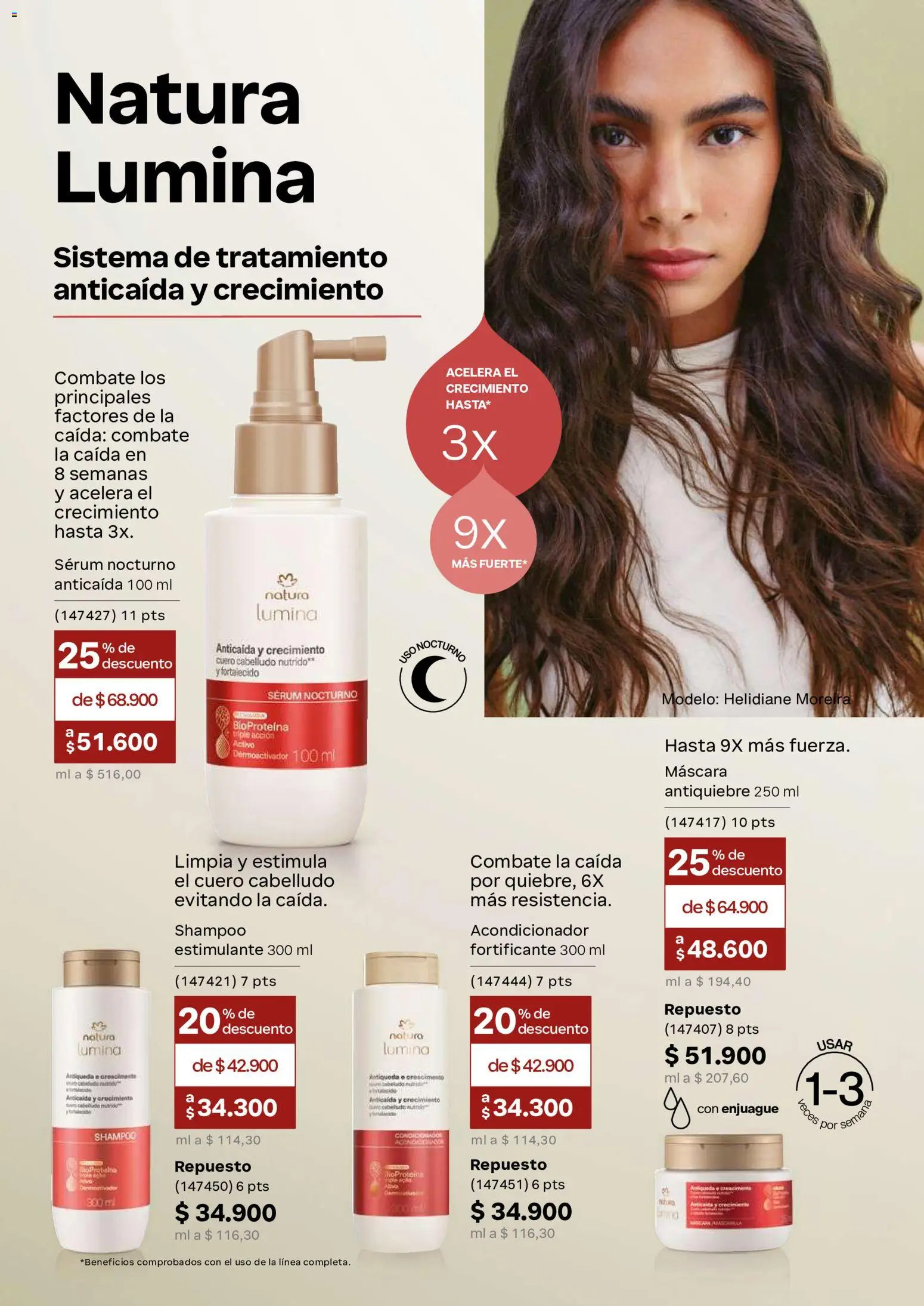 Natura revista - valida desde el 22/07/2026 | Página: 141 | Productos: Serum, Shampoo, Máscara, Acondicionador