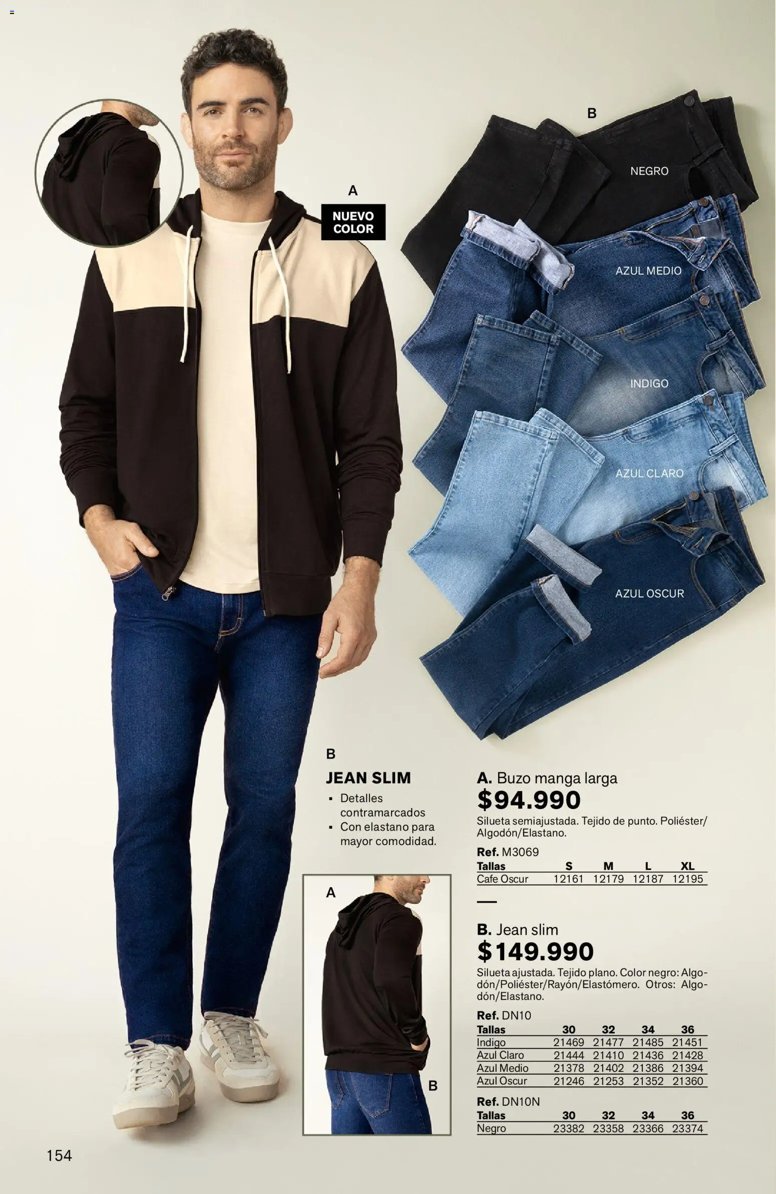 Leonisa revista - valida desde el 24/08/2026 | Página: 154 | Productos: Jean, Buzo, Café