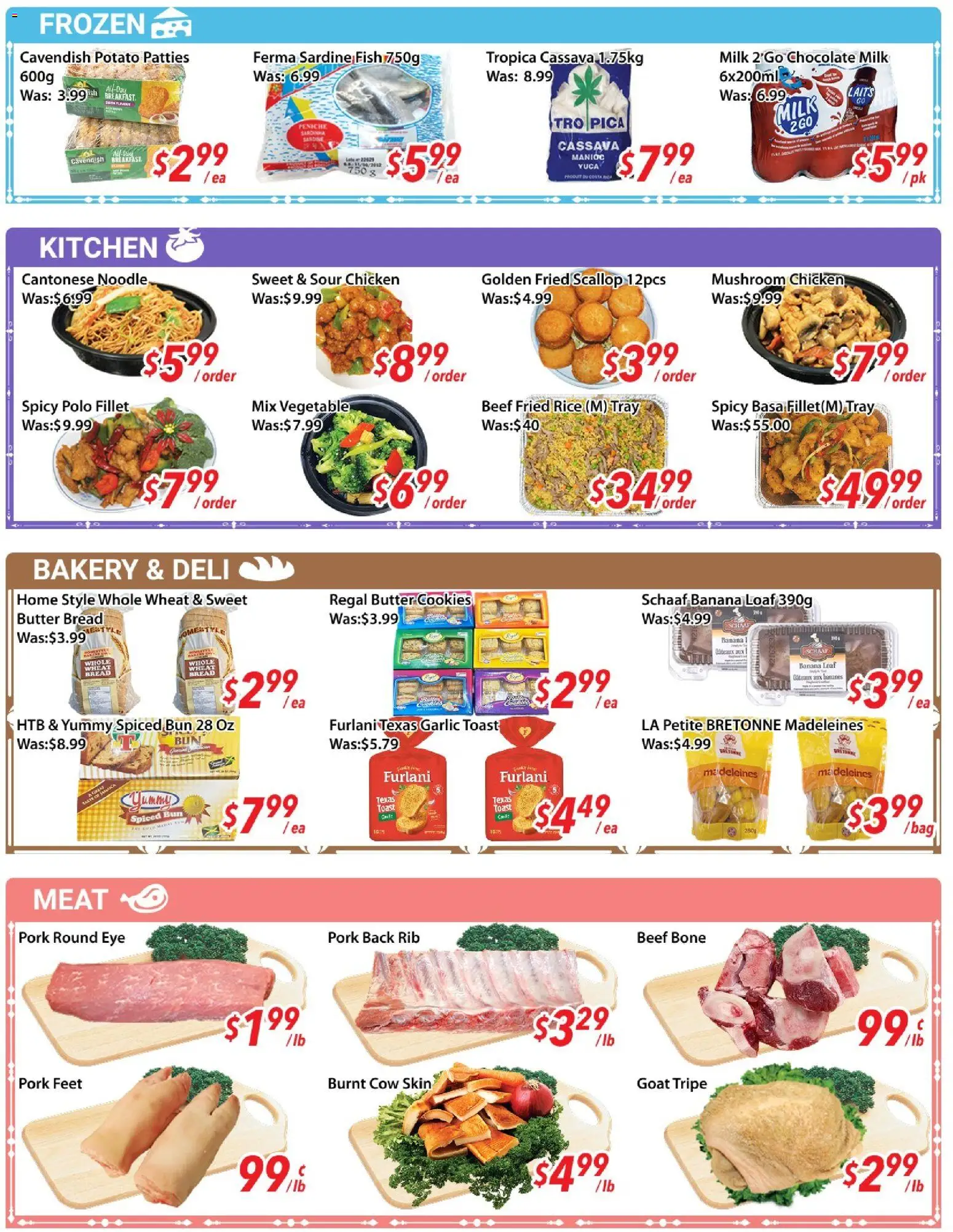 Ample Food Market flyer valid from Jul 3, 2026 | Page: 4 | Products: Rice, Milk, Butter, Chicken