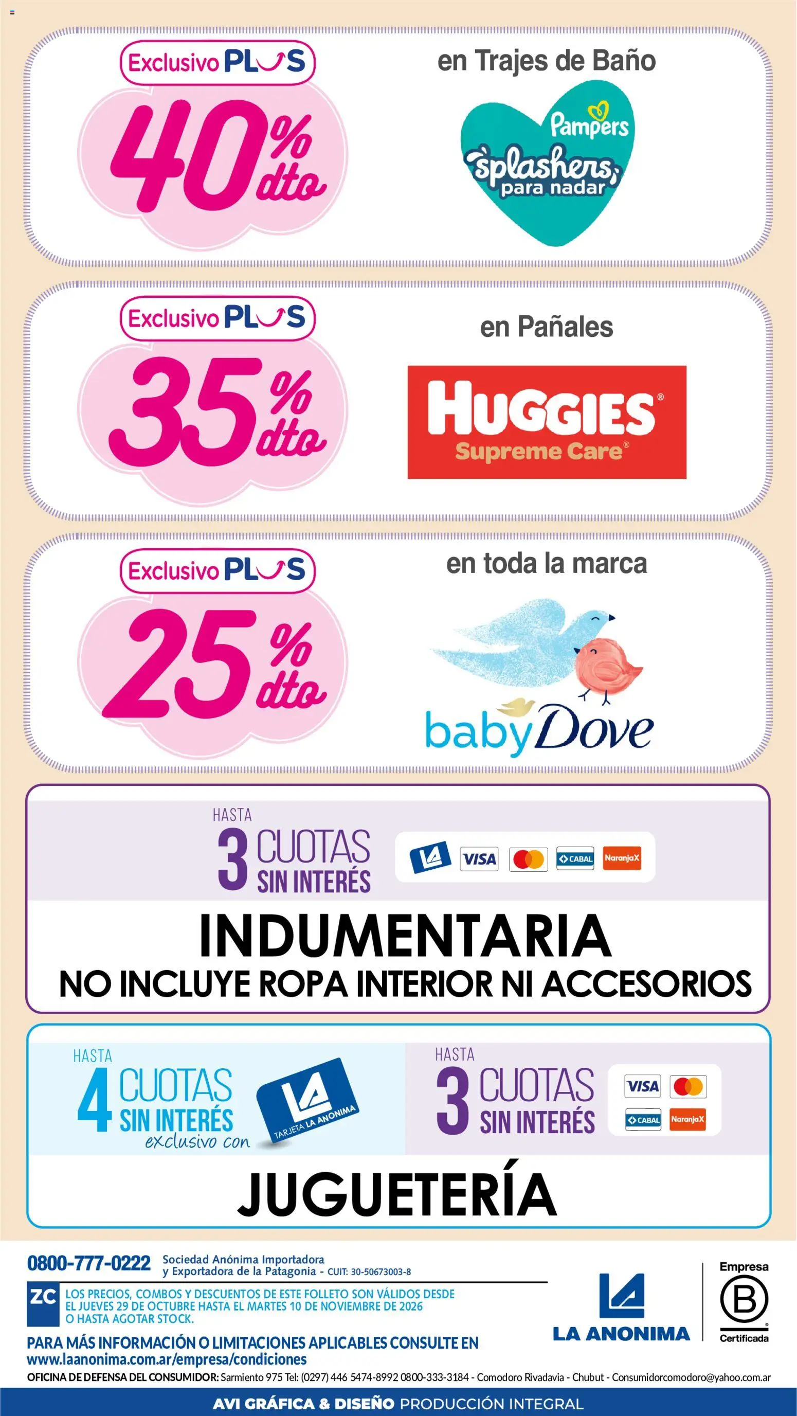 La Anonima - Especial Rincon Bebe │ válido desde el 29/10/2026 | Página: 19