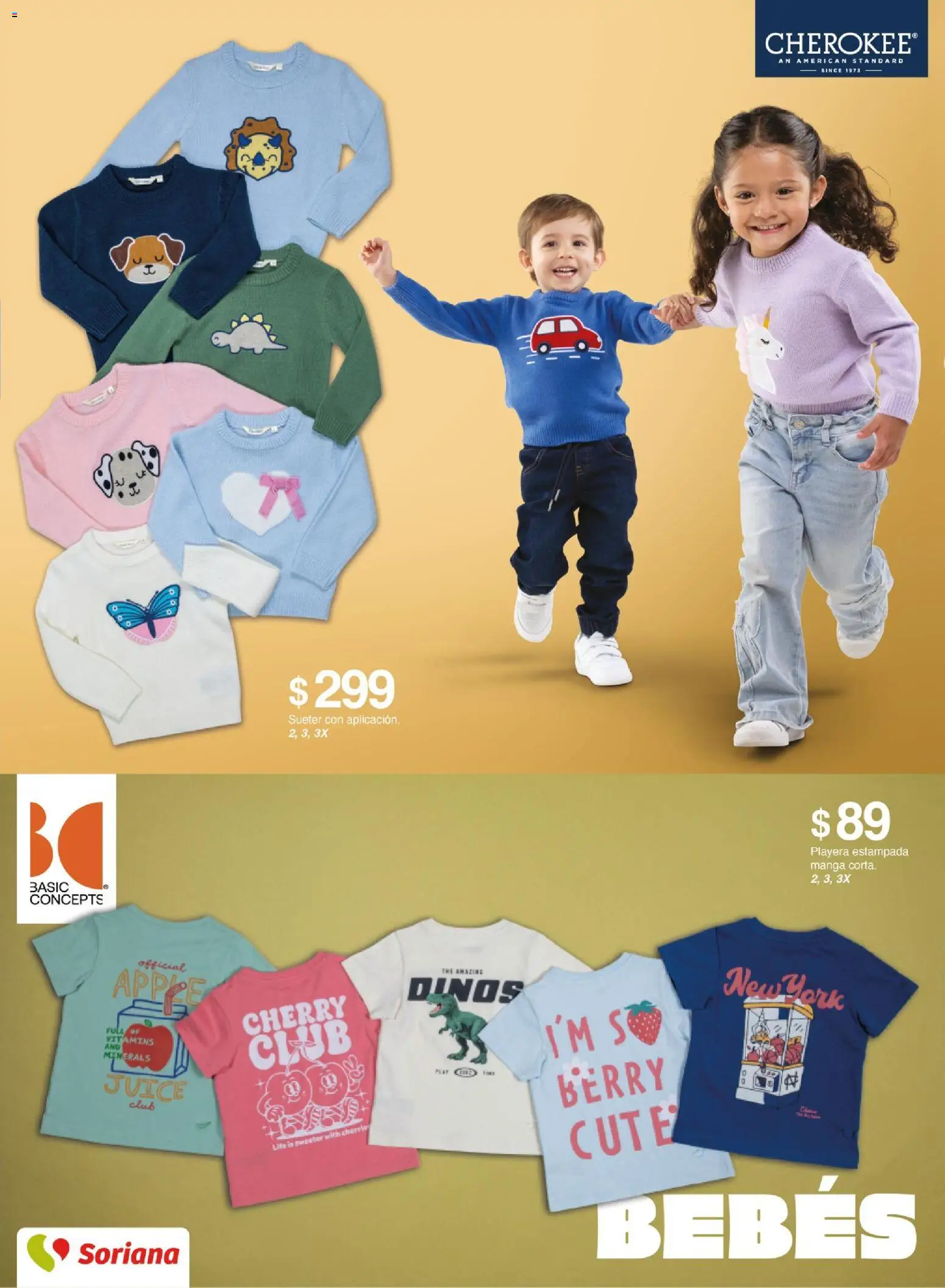 Nuevas ofertas de Soriana válidas en toda la República Mexicana desde el 30/09/2026. ¡Encuentra las mejores ofertas en Soriana catálogo otoño invierno! | Página: 23 | Productos: Suéter, Manga, Playera