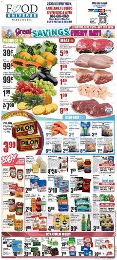 Preview of Food Universe weekly ads valid from 09/25/2026