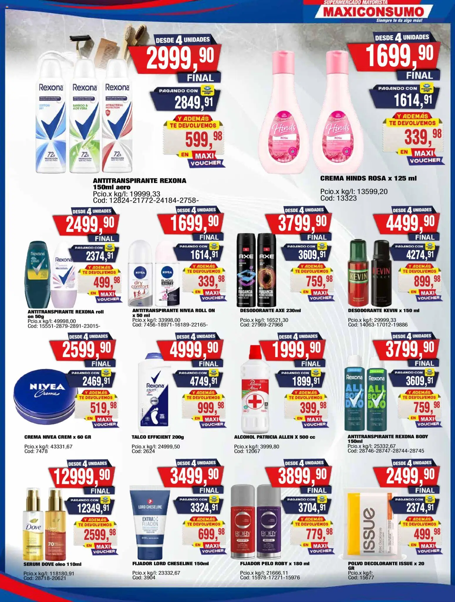 Maxiconsumo ofertas │ válido desde el 31/08/2026 | Página: 30 | Productos: Fragancia, Polvo, Desodorante, Té