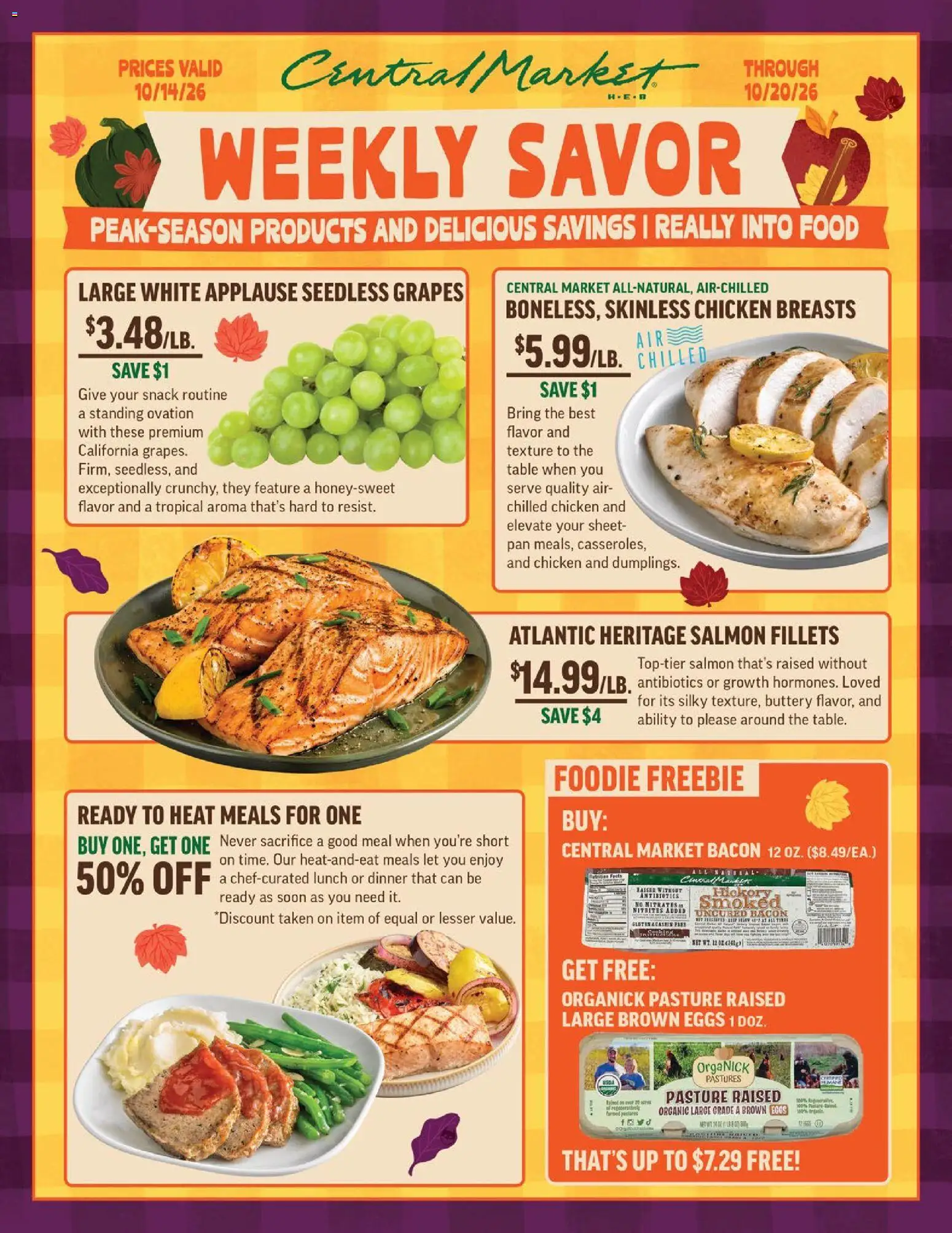 Central Market Weekly Ad - valid from 10/14/2026 | Page: 1