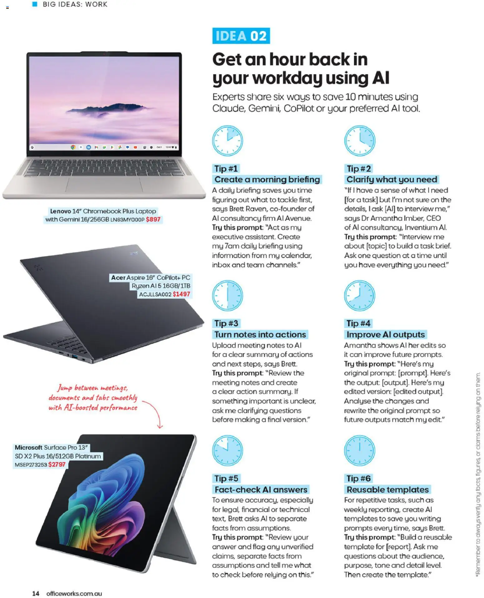 Officeworks catalogue - valid from 27/08/2026 | Page: 14 | Products: Pc, Laptop