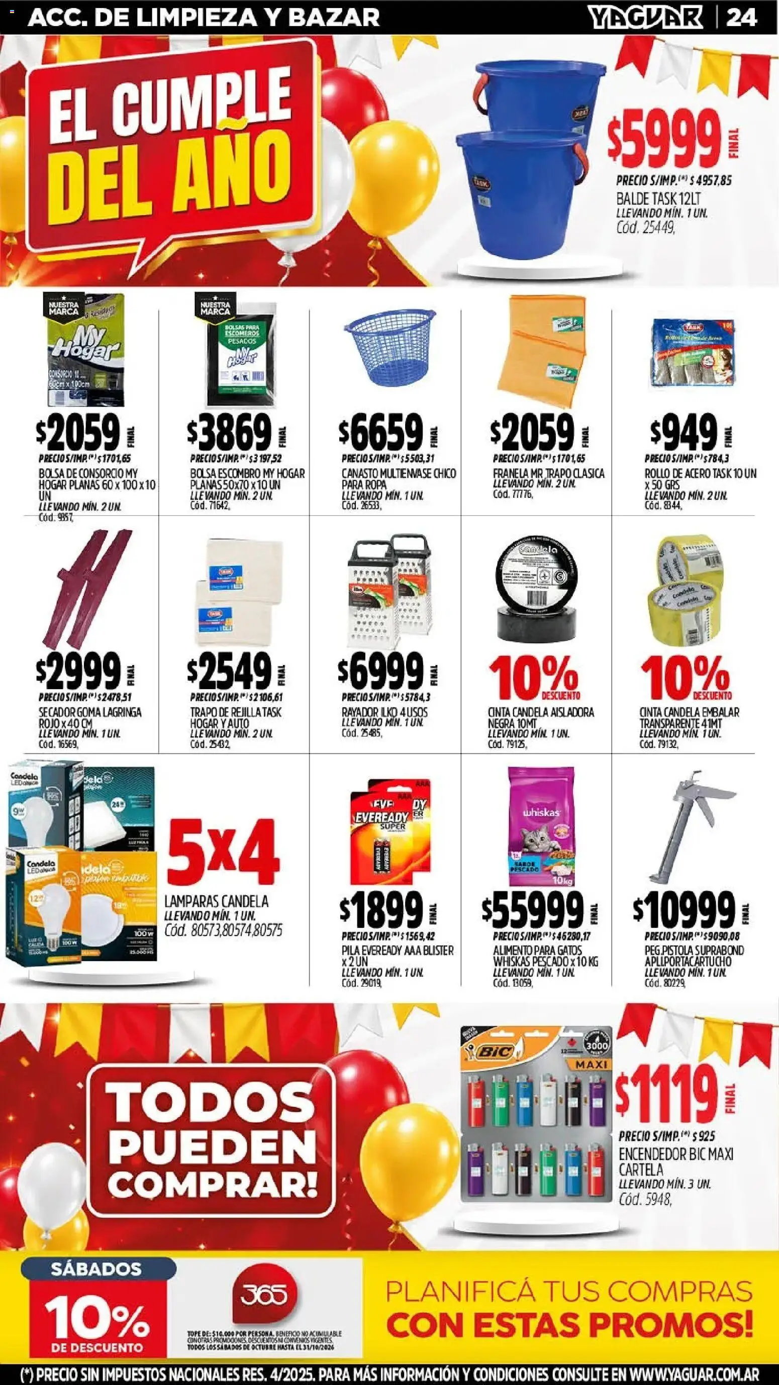 Yaguar - Oferta Semanal Neuquen │ válido desde el 05/10/2026 | Página: 23