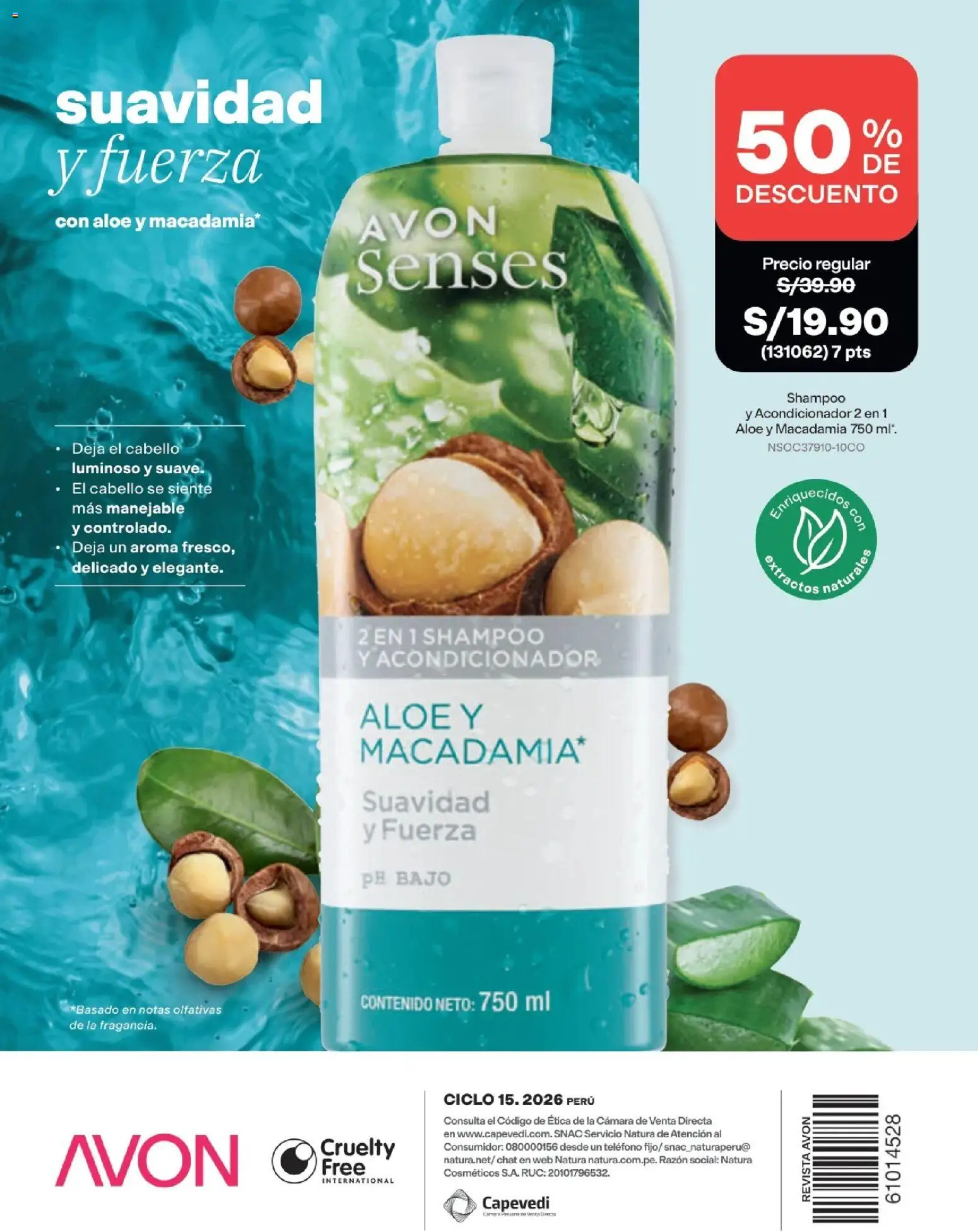 Catálogo Avon válido desde 15/09/2026 | Página: 255 | Productos: Acondicionador, Revista, Bajo, Cámara
