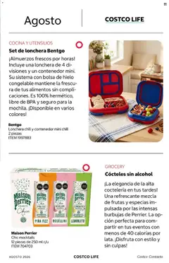 Vista previa de Costco catálogo Agosto, nuevo folleto de la tienda, válido en México a partir del 01/08/2026 | Página: 11