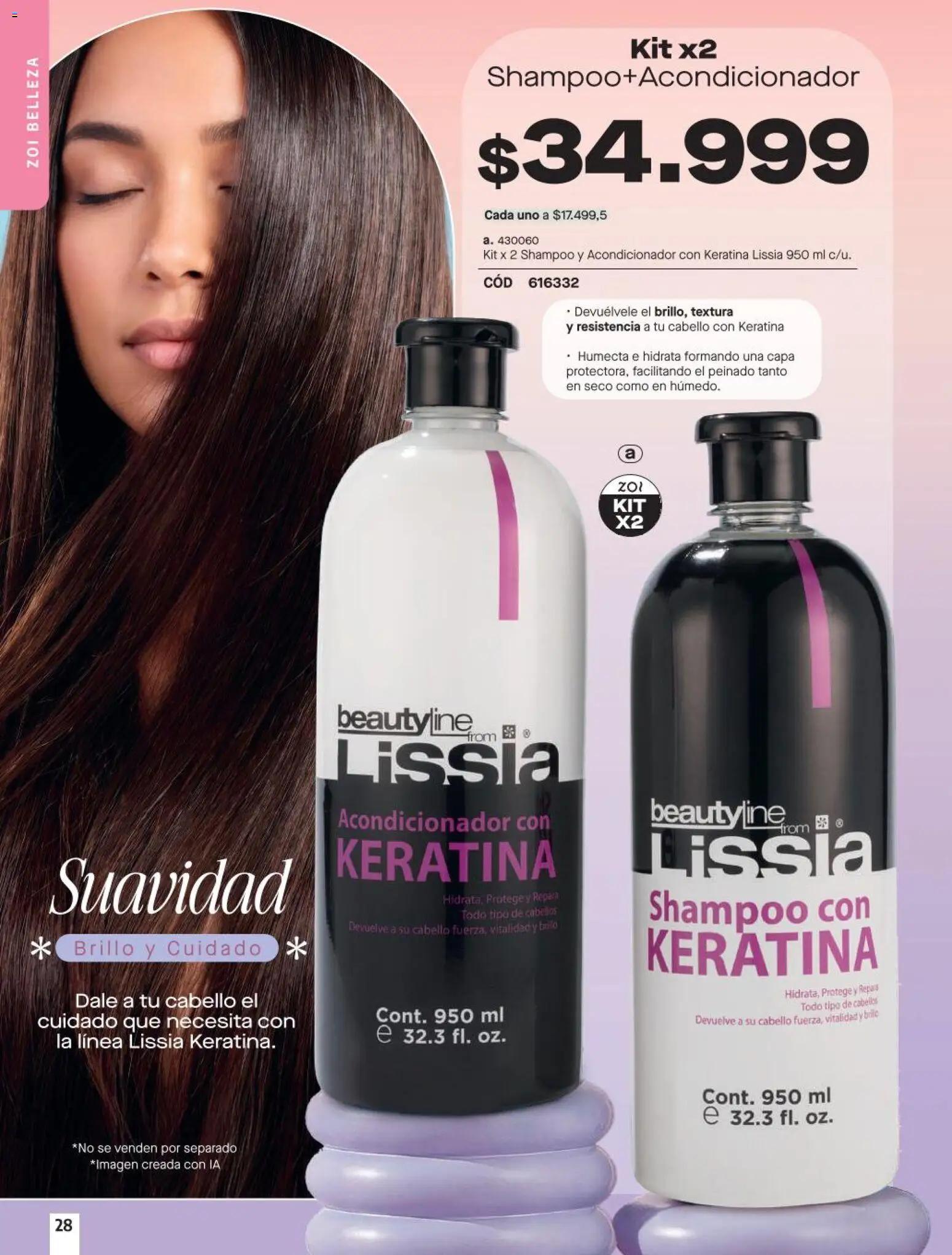 Carmel revista - valida desde el 11/08/2026 | Página: 220 | Productos: Shampoo, Brillo, Acondicionador, Peinado