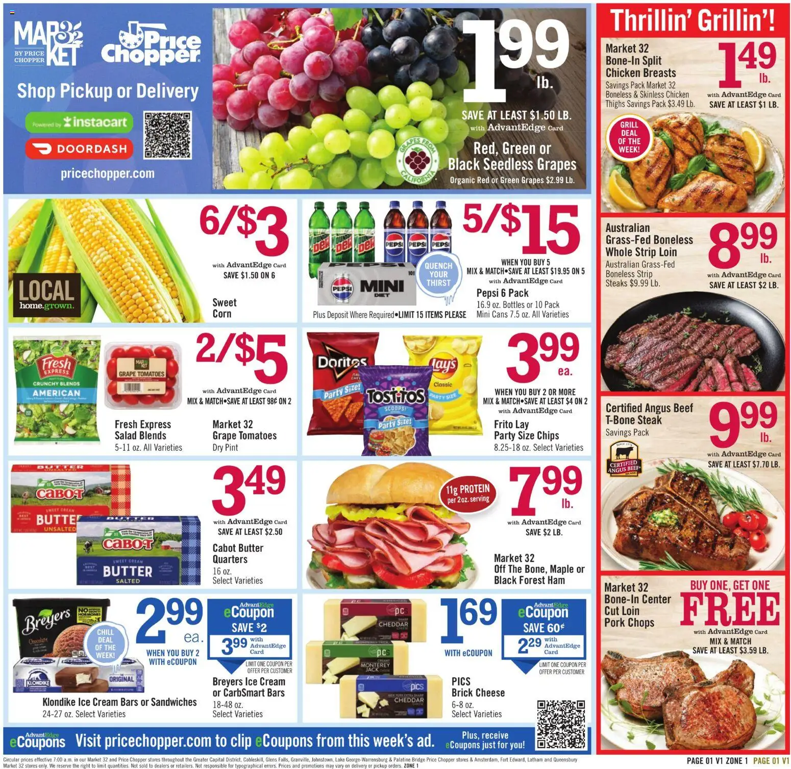 Price Chopper - Weekly Ad - valid from 08/23/2026 | Page: 1 | Products: Clip, Ridge, Pork, Steak