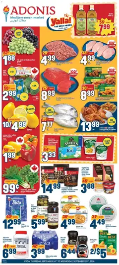 Preview of Adonis weekly flyer from shop Adonis valid from Sep 24, 2026