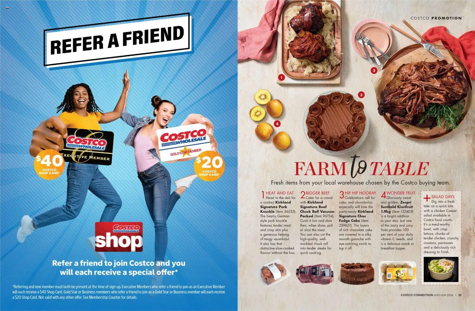 Costco catalogue - valid from 01.05.2026 | Page: 18 | Products: Table, Pork, Beef, Vitamin