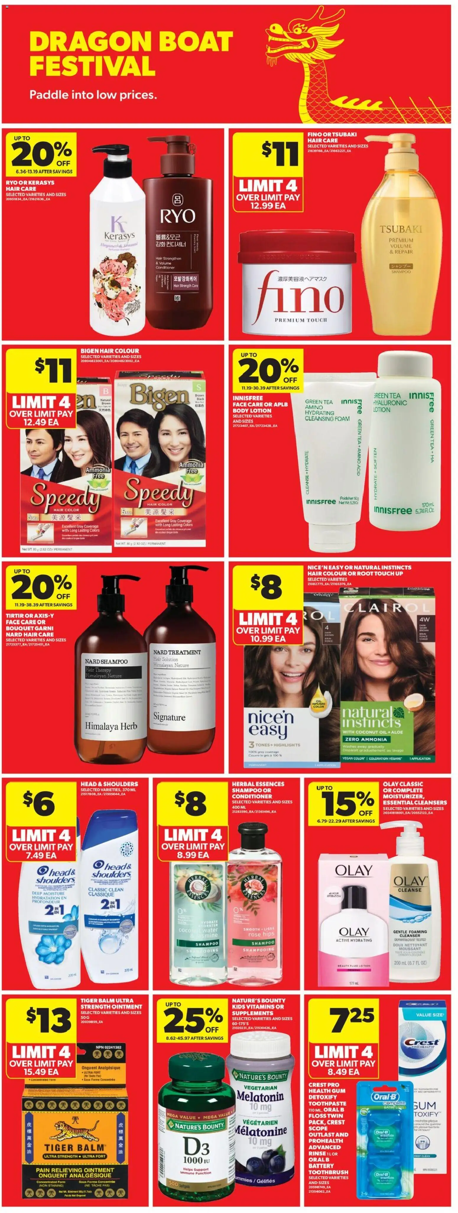 Real Canadian Superstore flyer valid from 28.05.2026 | Page: 28 | Products: Tea, Conditioner, Body lotion, Toothpaste
