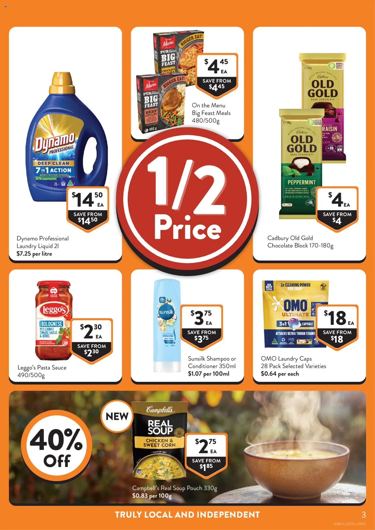 Foodworks catalogue - valid from 29.04.2026 | Page: 3 | Products: Conditioner, Sauce, Soup, Garlic