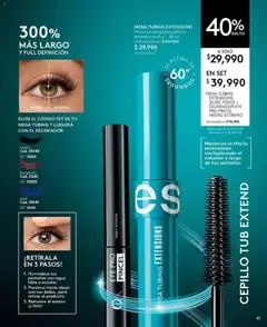 Ésika catálogo C12/2026 -  Vista previa de la revista de la tienda Ésika valido desde el 07/08/2026 | Página: 43 | Productos: Agua, Cepillo, Máscara, Delineador