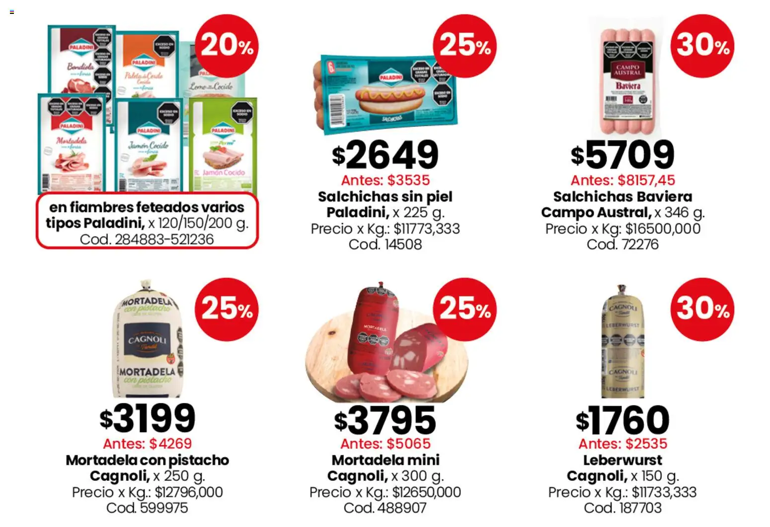 Coto ofertas │ válido desde el 25.05.2026 | Página: 10 | Productos: Jamón cocido, Mortadela, Paleta, Jamón